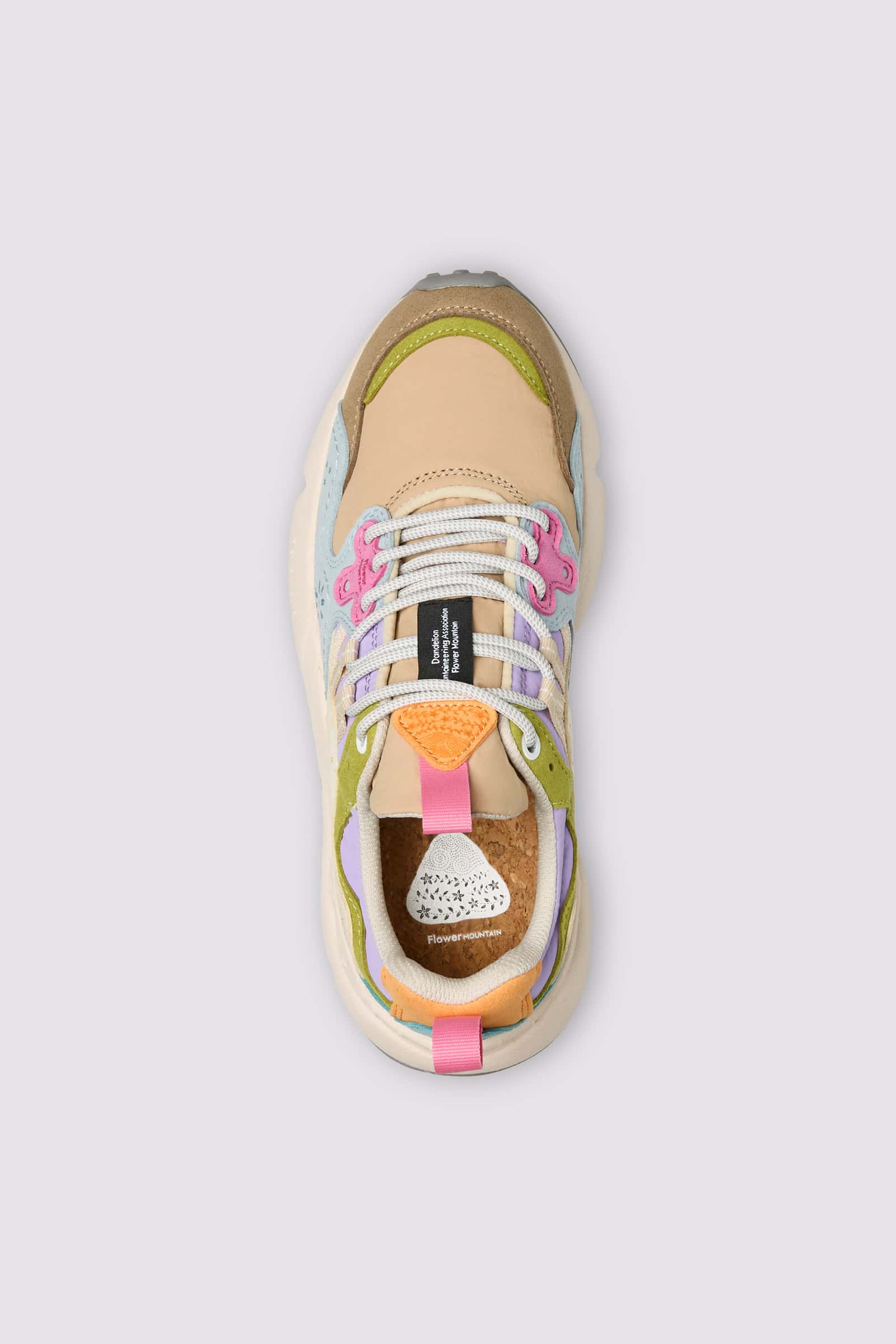 Flower Mountain YAMANO 3 KAISO Sneakers Damen Beige Hellblau | 961-OGFTZU