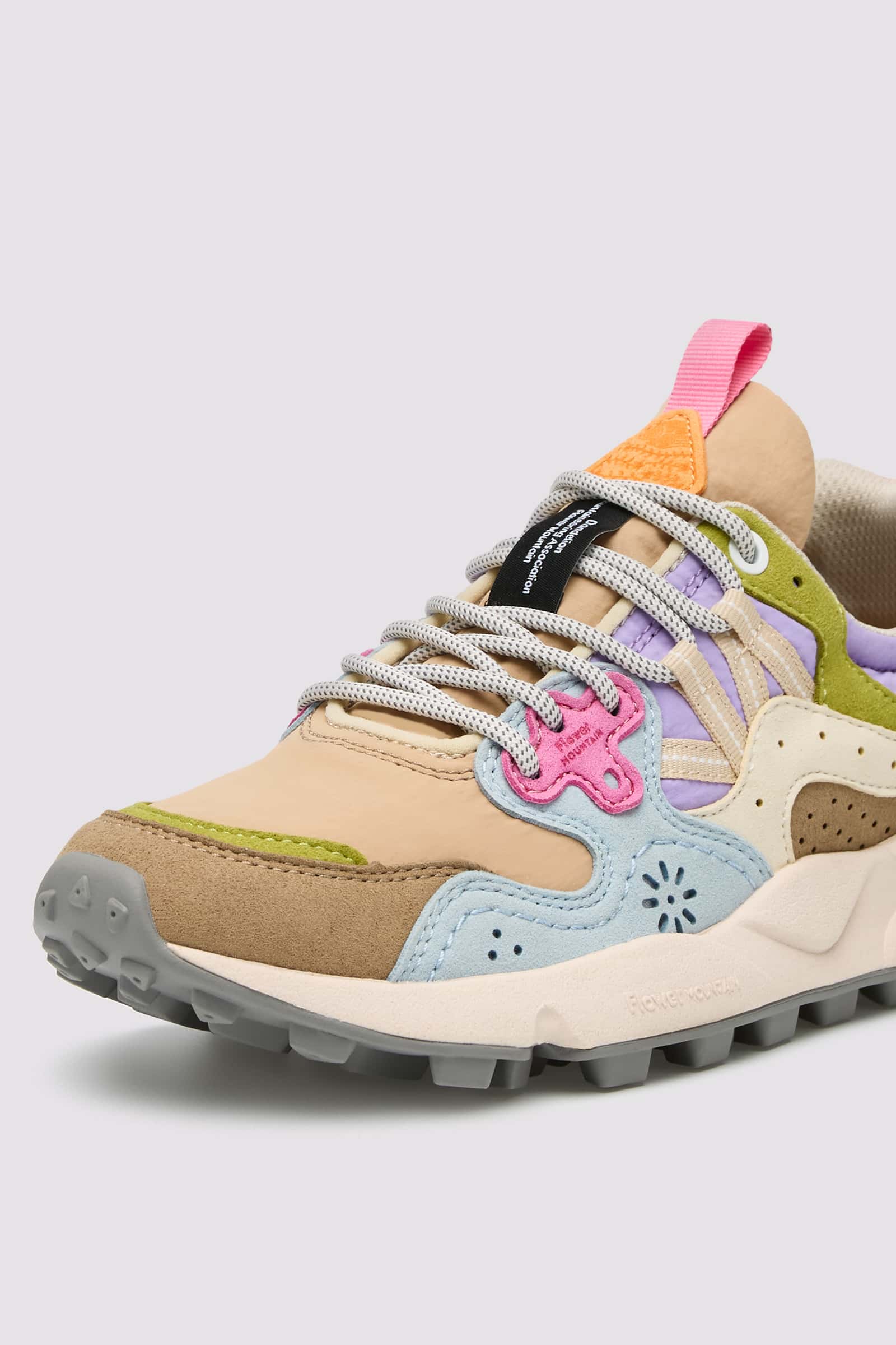 Flower Mountain YAMANO 3 KAISO Sneakers Damen Beige Hellblau | 961-OGFTZU