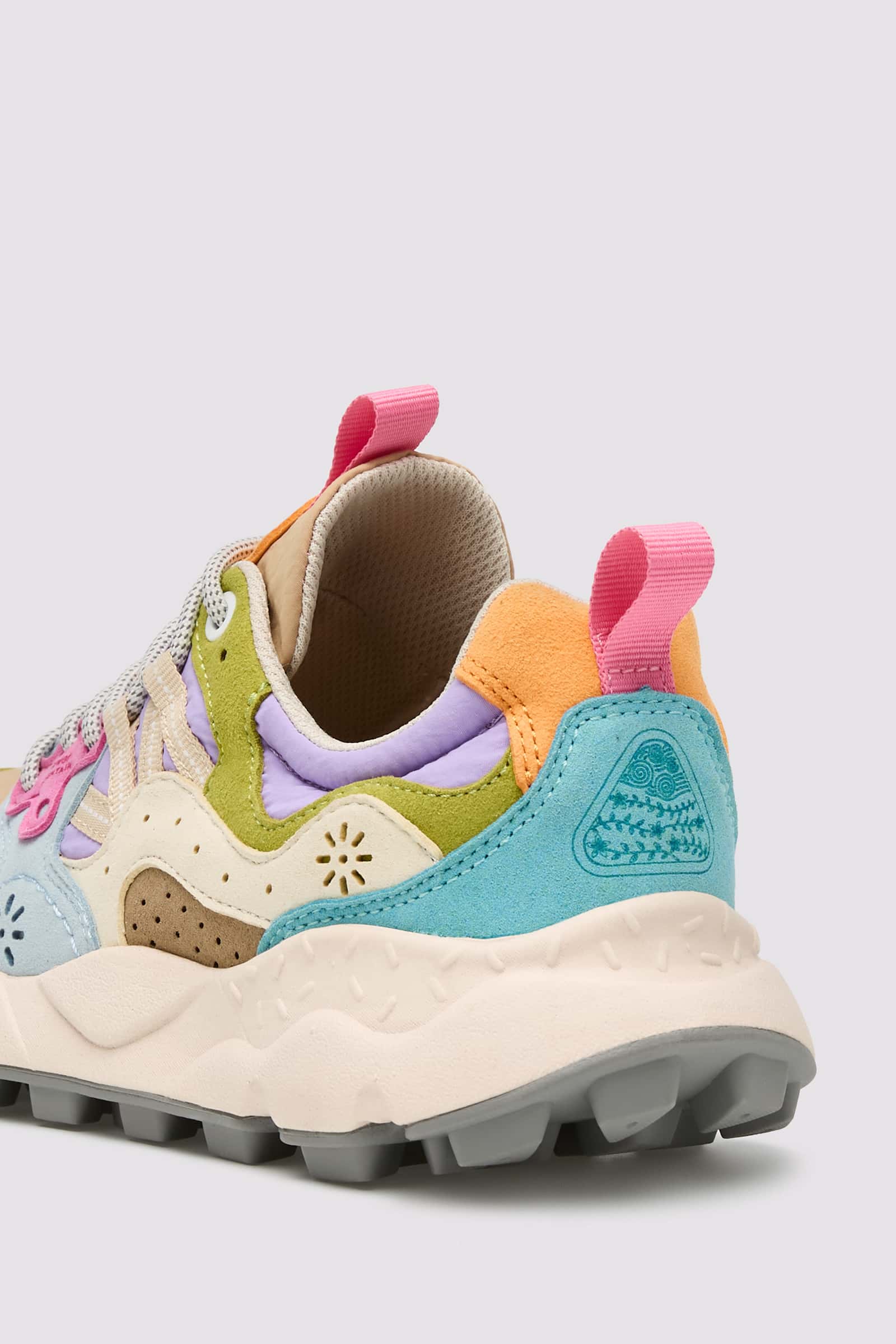 Flower Mountain YAMANO 3 KAISO Sneakers Damen Beige Hellblau | 961-OGFTZU