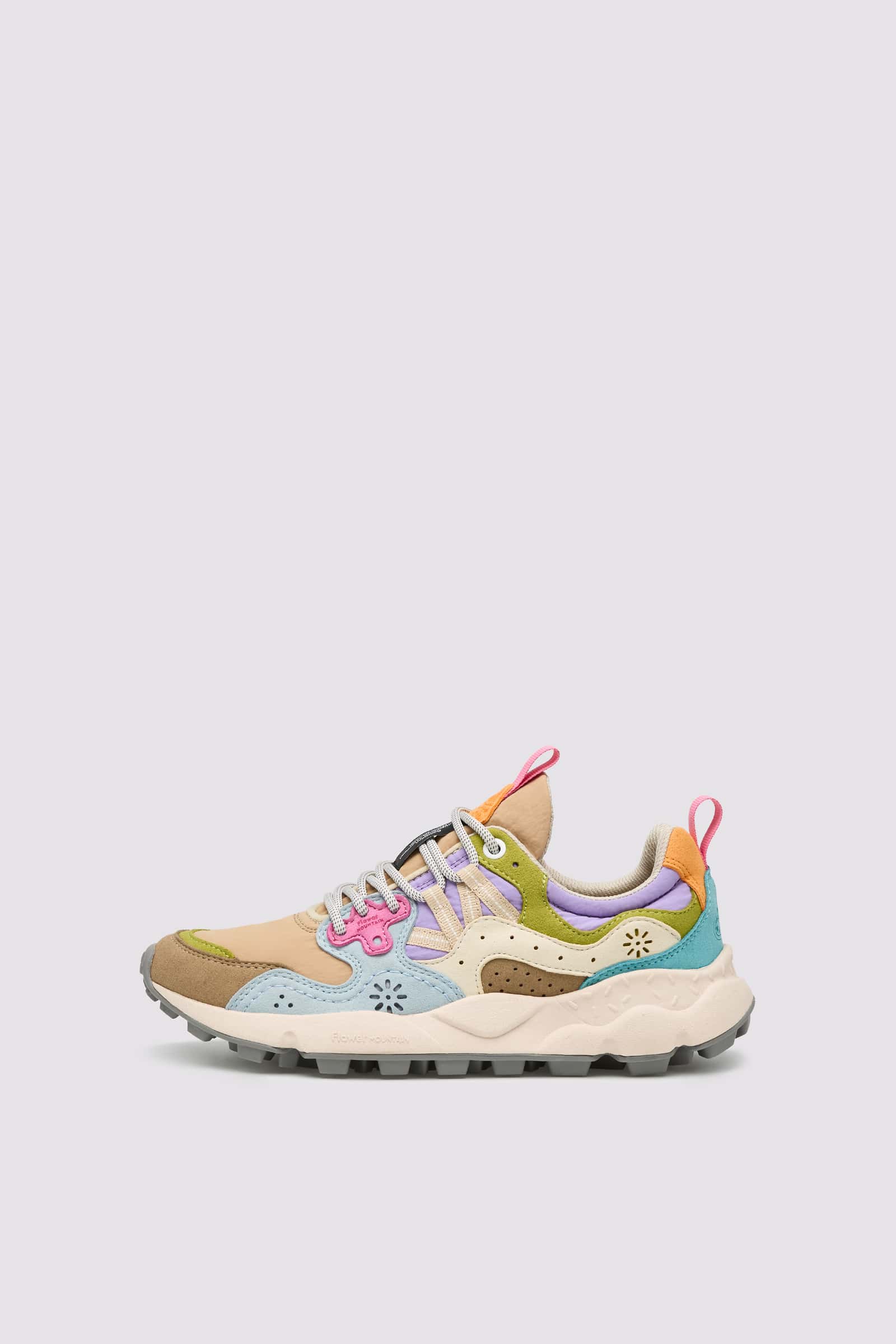 Flower Mountain YAMANO 3 KAISO Sneakers Damen Beige Hellblau | 961-OGFTZU