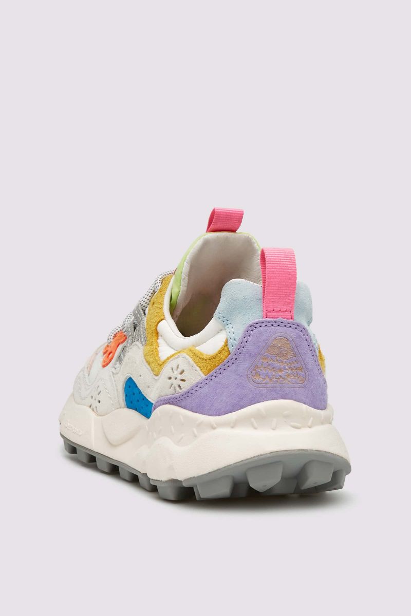 Flower Mountain YAMANO 3 Sneakers Damen Weiß Rosa | 347-RLCDIP