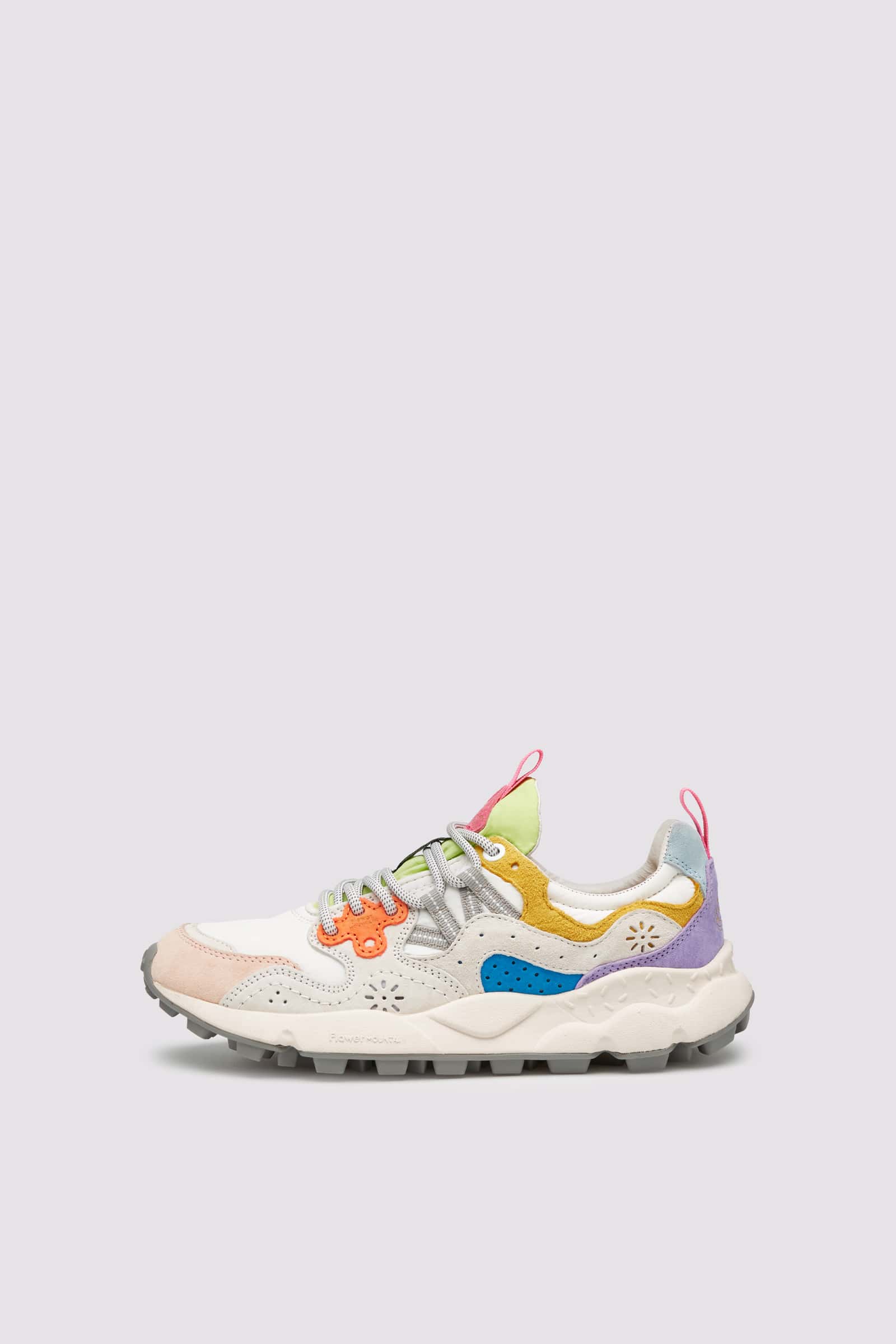 Flower Mountain YAMANO 3 Sneakers Damen Weiß Rosa | 347-RLCDIP