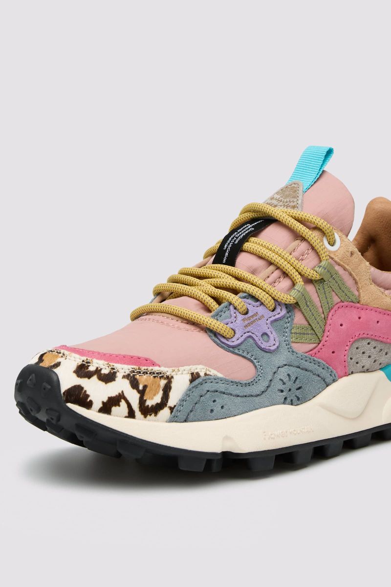 Flower Mountain YAMANO 3 Sneakers Damen Rosa Grau | 197-OGAYVZ