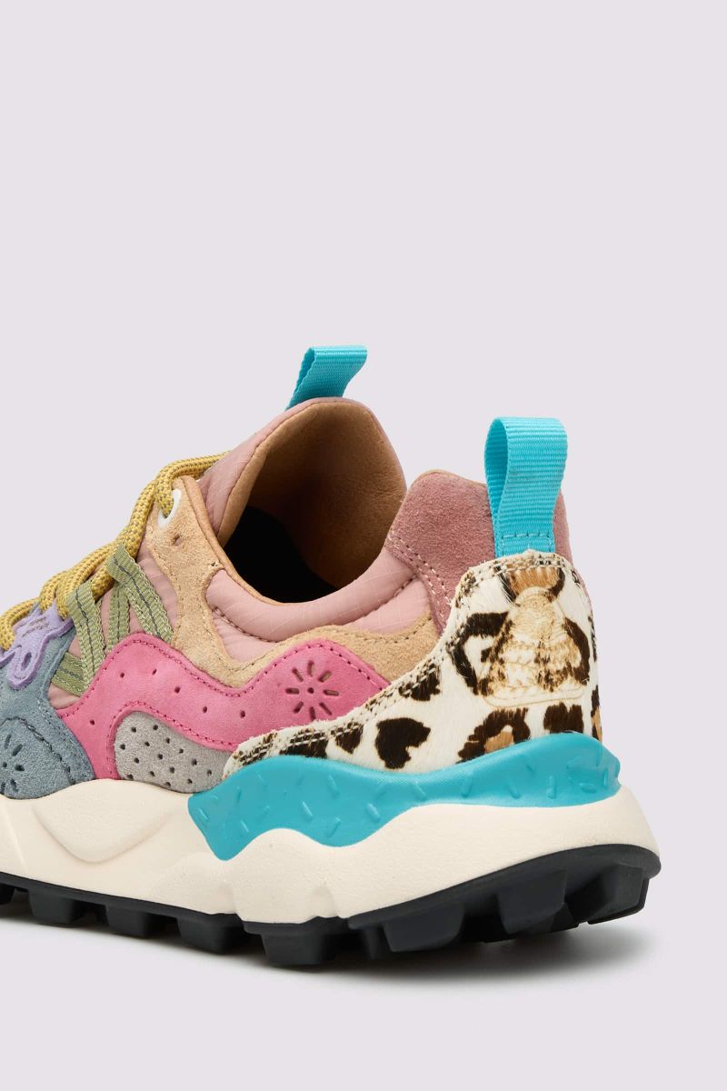 Flower Mountain YAMANO 3 Sneakers Damen Rosa Grau | 197-OGAYVZ