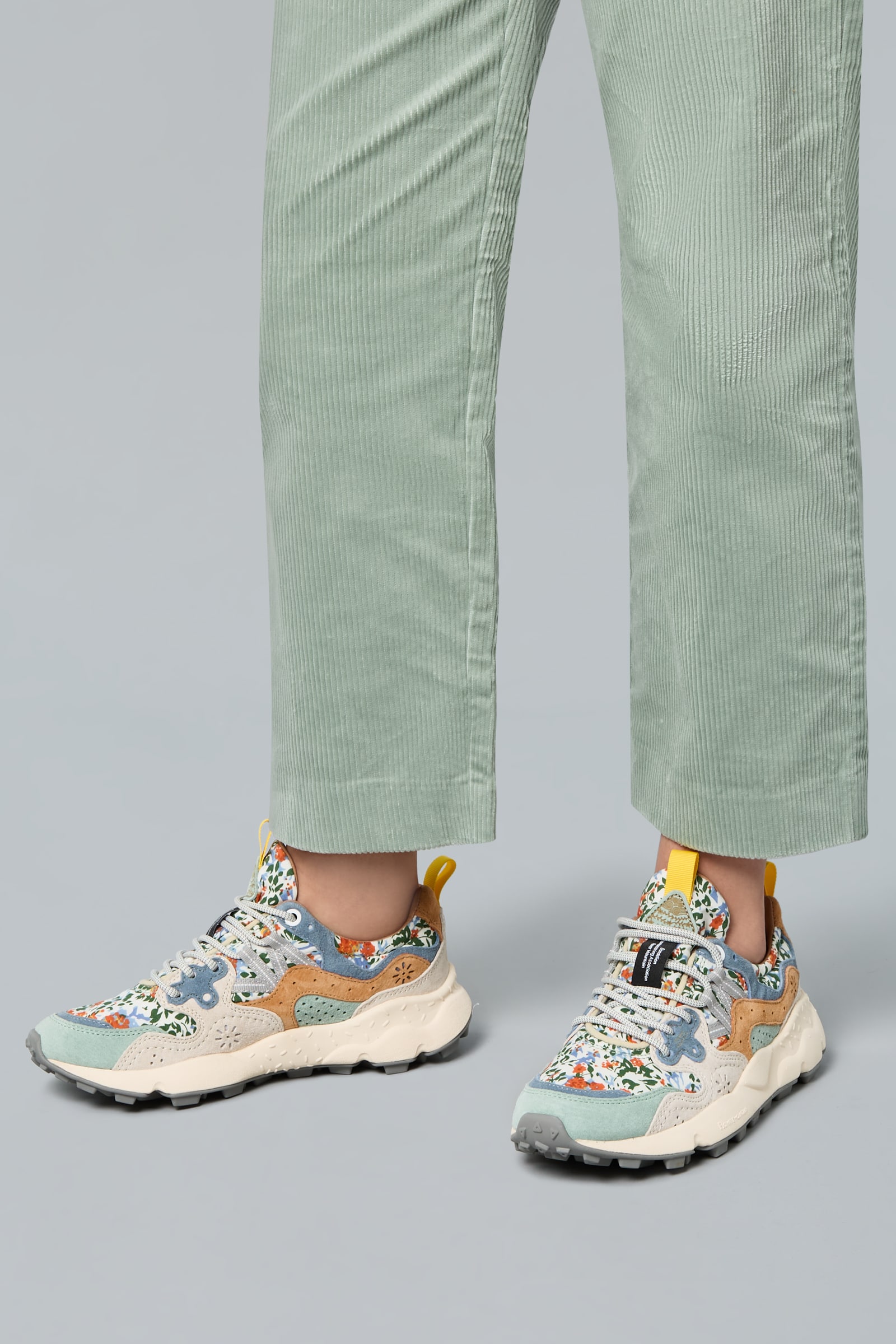 Flower Mountain YAMANO 3 Sneakers Damen Hellgrau | 958-KWPZJC