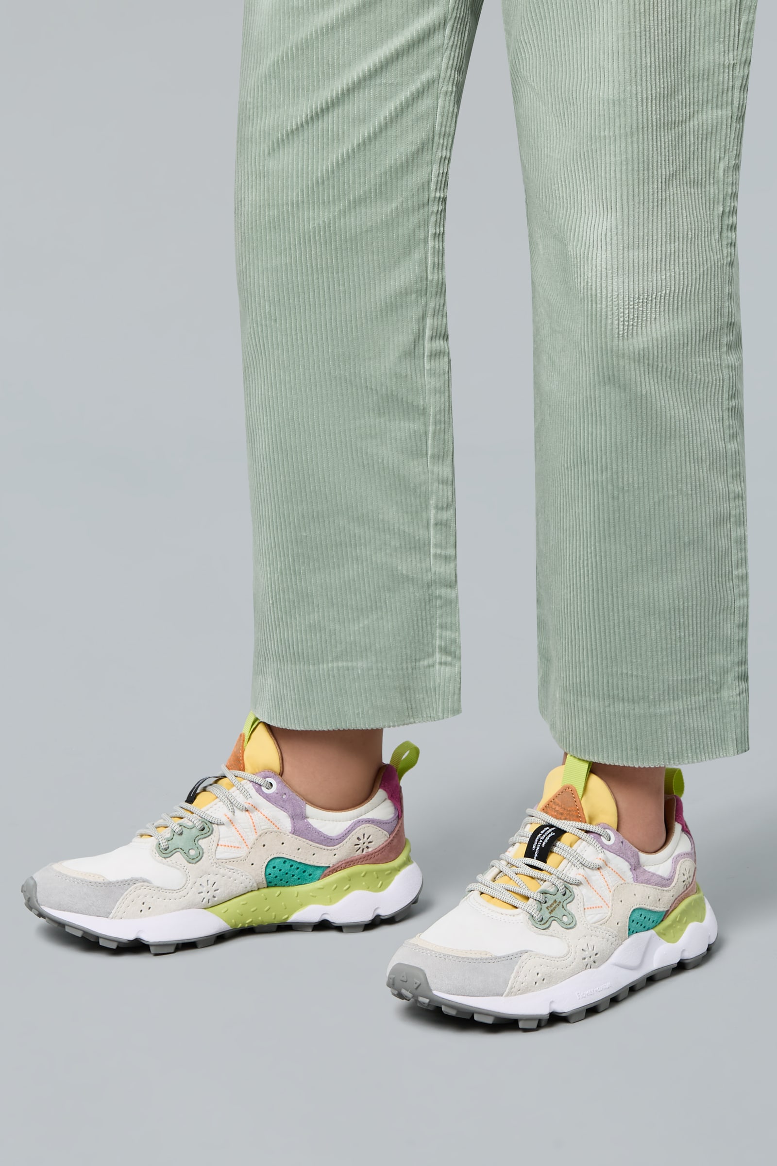 Flower Mountain YAMANO 3 Sneakers Damen Weiß | 978-TLMQVJ