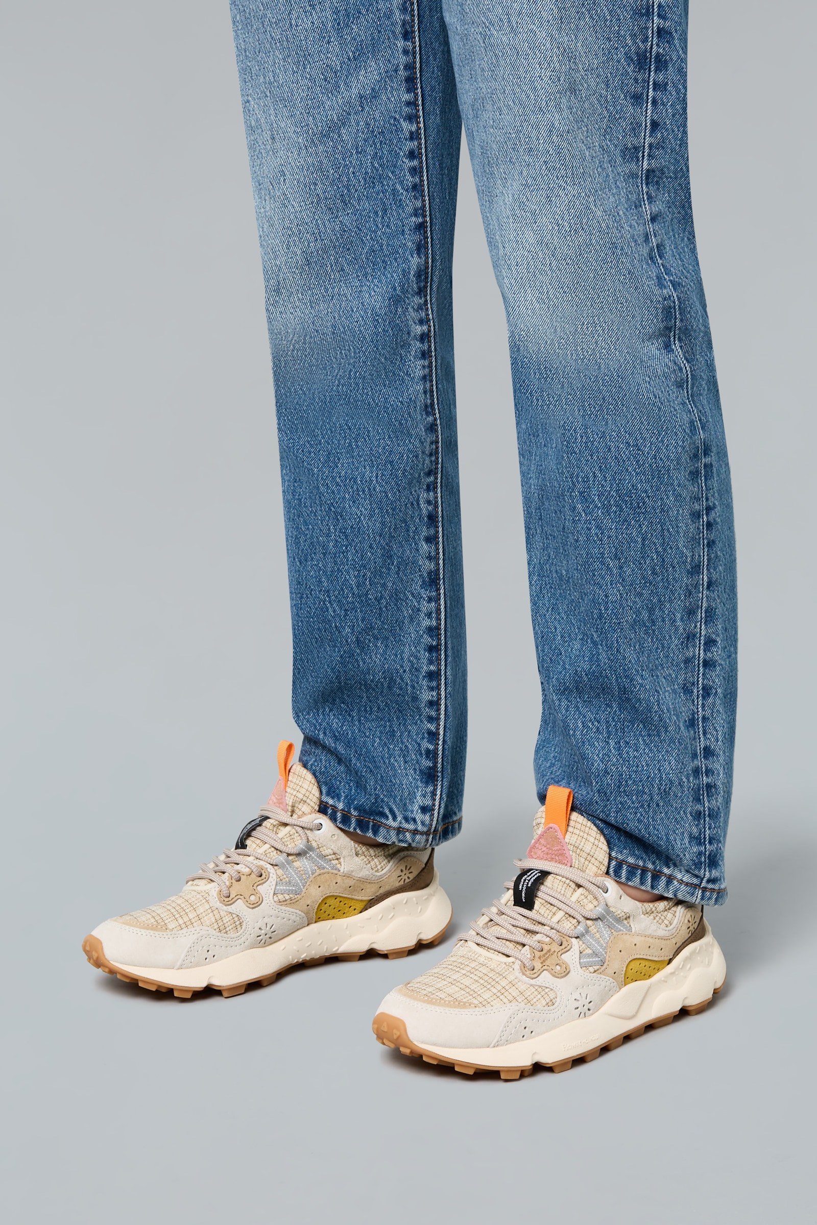 Flower Mountain YAMANO 3 Sneakers Damen Beige | 384-MBLDYJ