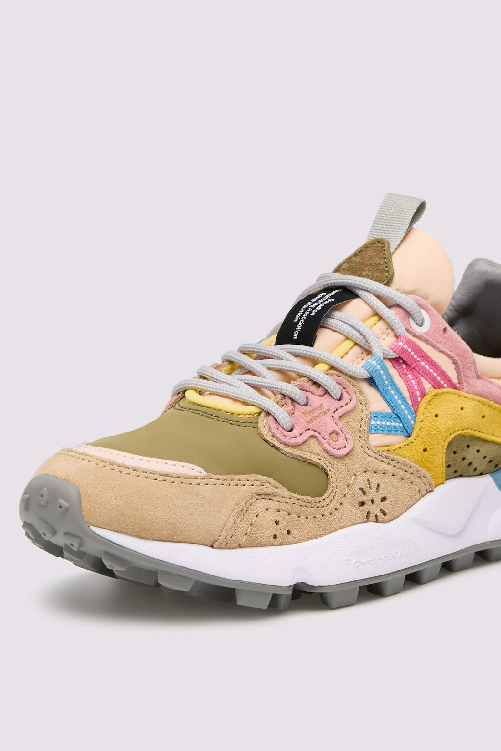 Flower Mountain YAMANO 3 Sneakers Damen Rosa Grün | 654-YCTVLE