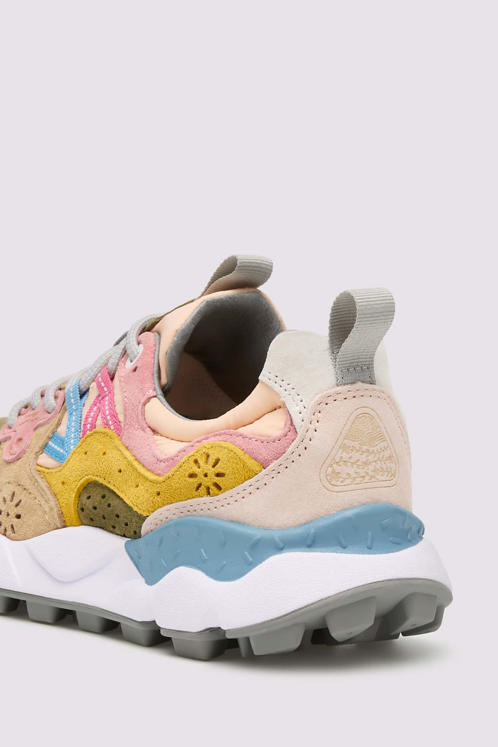 Flower Mountain YAMANO 3 Sneakers Damen Rosa Grün | 654-YCTVLE