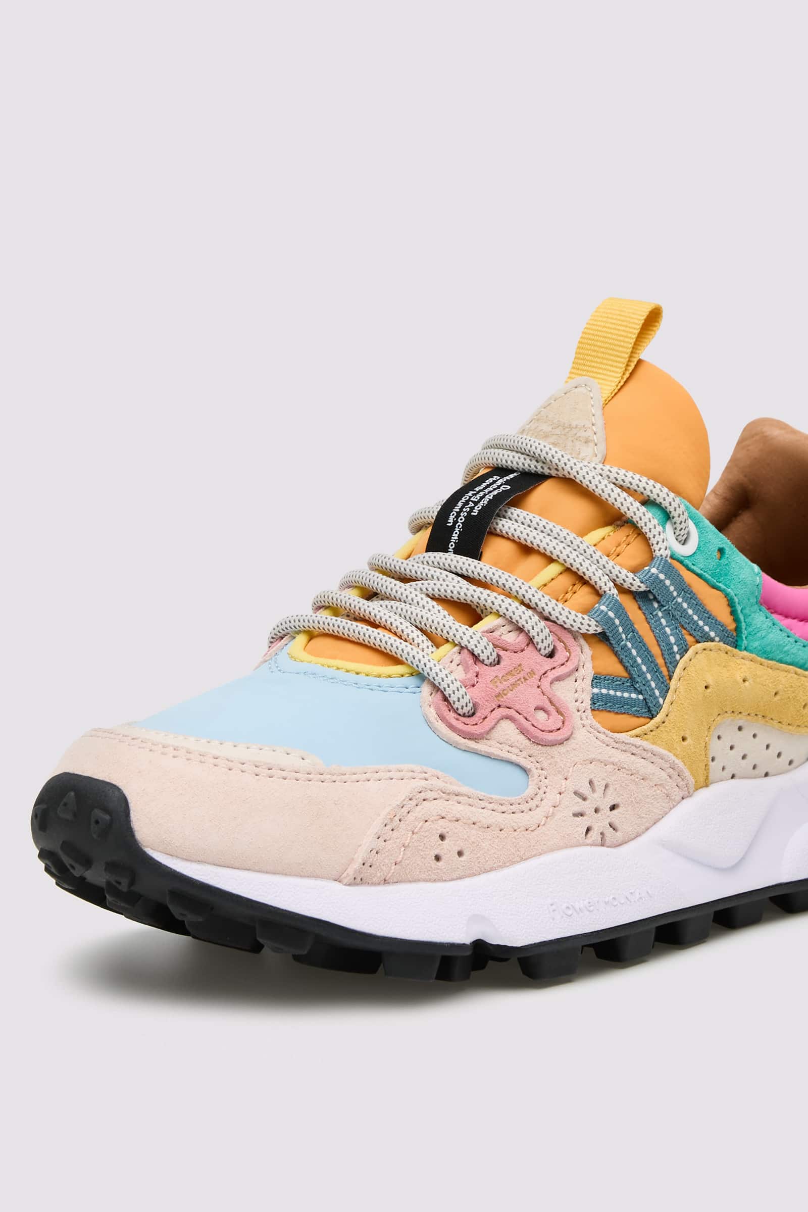 Flower Mountain YAMANO 3 Sneakers Damen Rosa Hellblau | 367-NJUVYQ