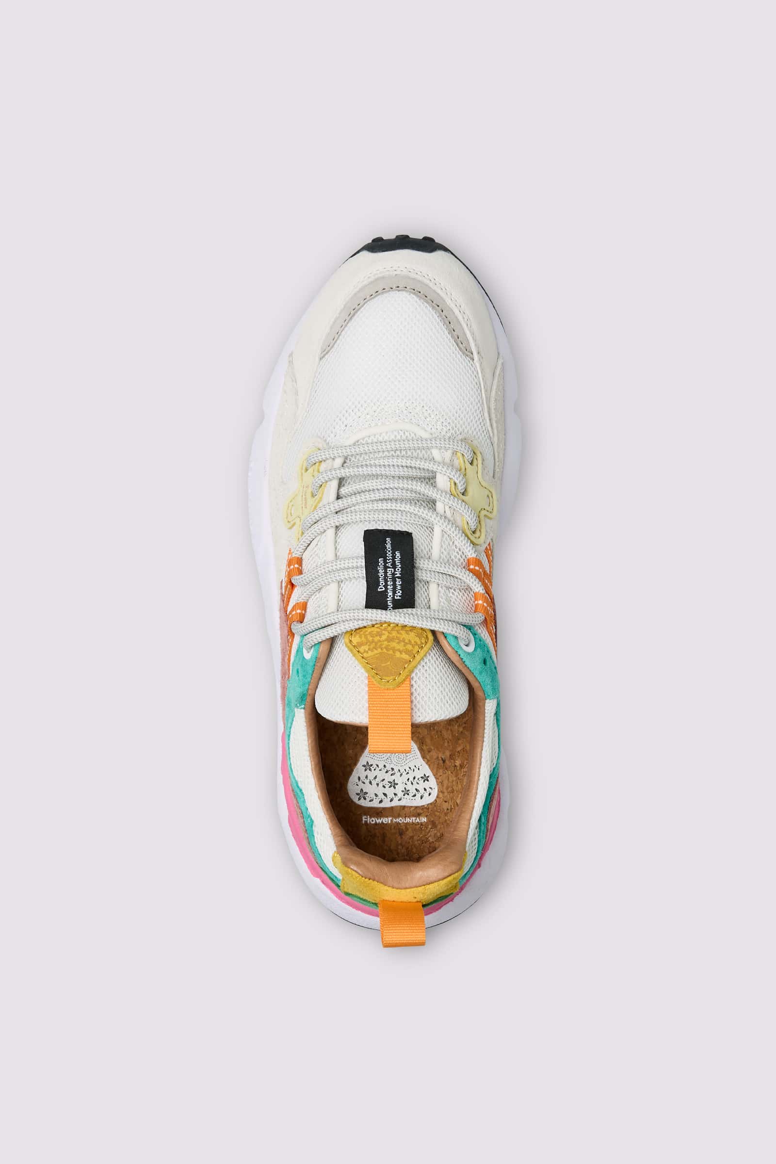 Flower Mountain YAMANO 3 Sneakers Damen Weiß Fuchsie | 504-DCRIPO