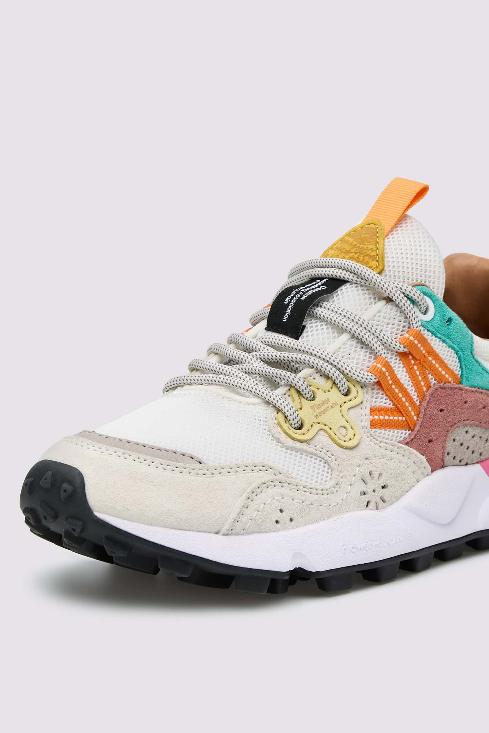 Flower Mountain YAMANO 3 Sneakers Damen Weiß Fuchsie | 504-DCRIPO