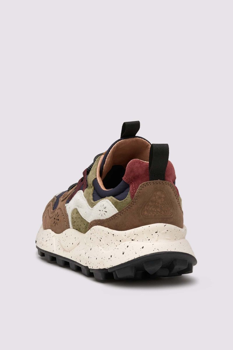 Flower Mountain YAMANO 3 Sneakers Herren Braun Navy | 390-CZHBNW