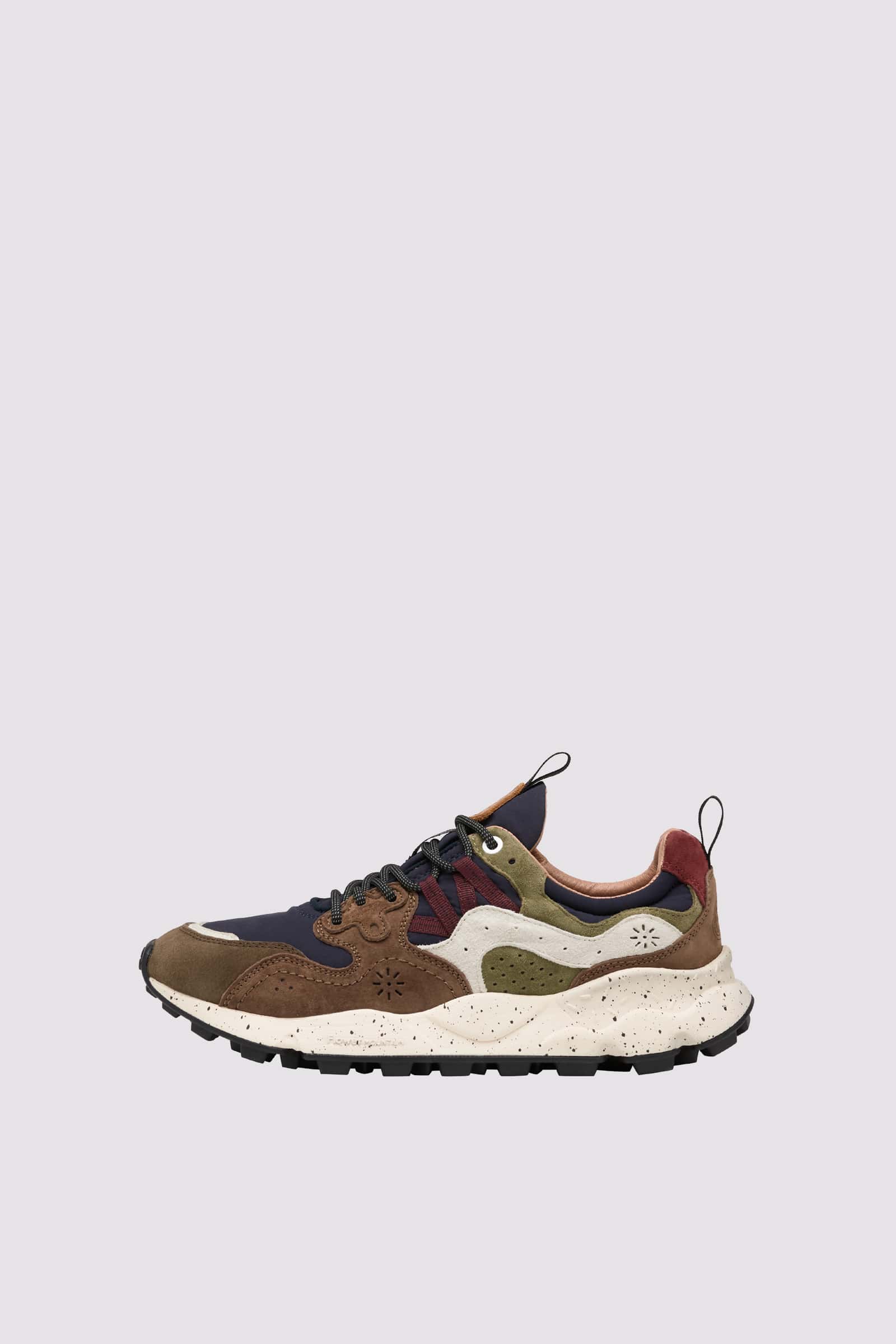 Flower Mountain YAMANO 3 Sneakers Herren Braun Navy | 390-CZHBNW