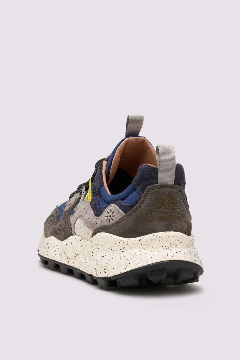 Flower Mountain YAMANO 3 Sneakers Herren Grau Blau | 083-YDFUZV