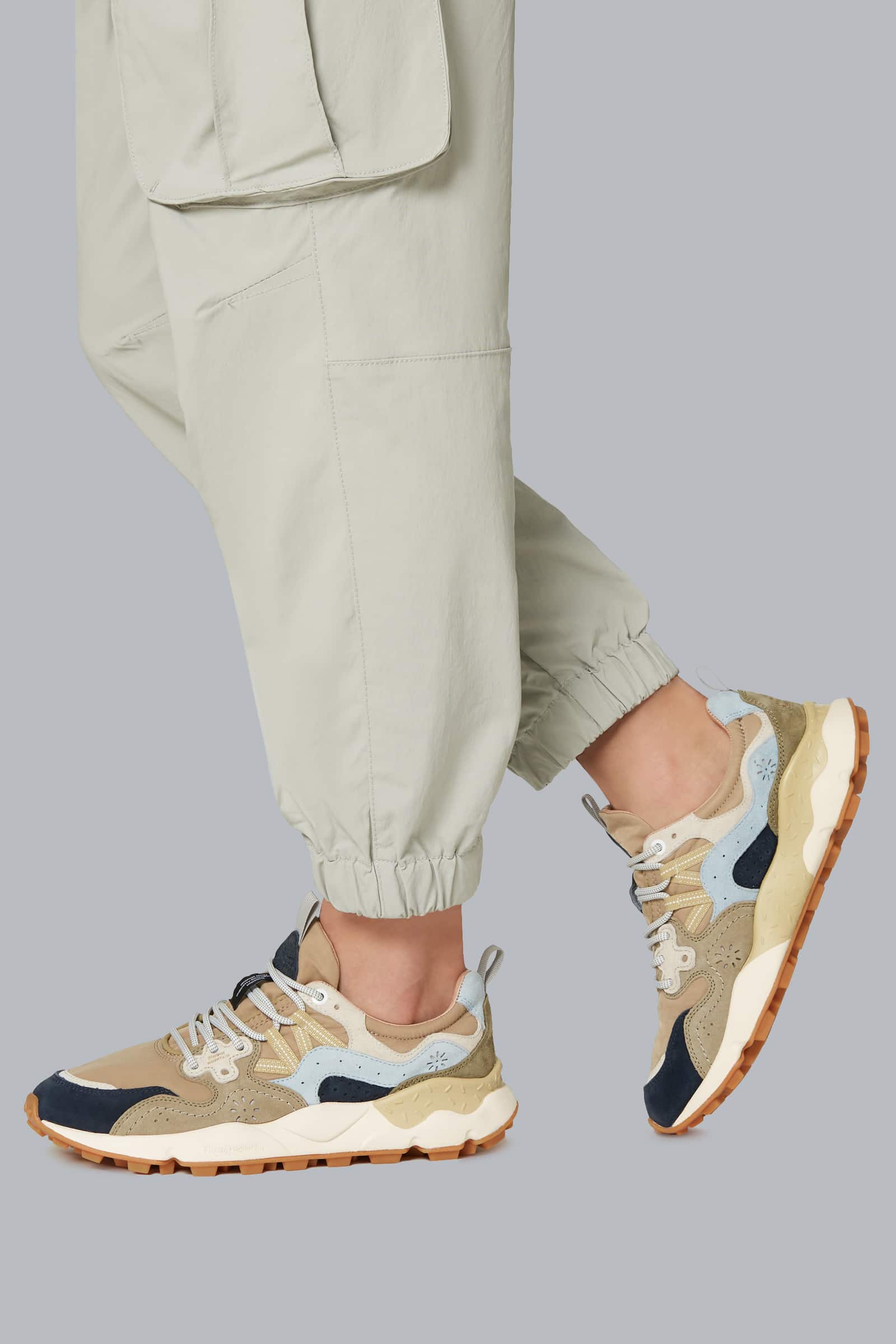 Flower Mountain YAMANO 3 Sneakers Herren Beige Schwarz | 163-IVXOFU