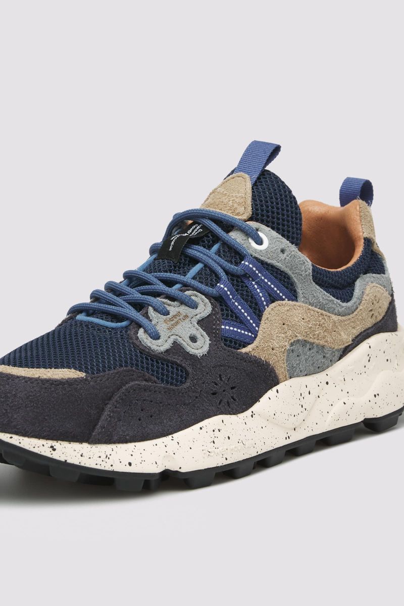 Flower Mountain YAMANO 3 Sneakers Herren Navy Grau | 386-SYCGIA