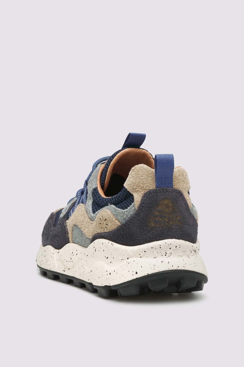 Flower Mountain YAMANO 3 Sneakers Herren Navy Grau | 386-SYCGIA