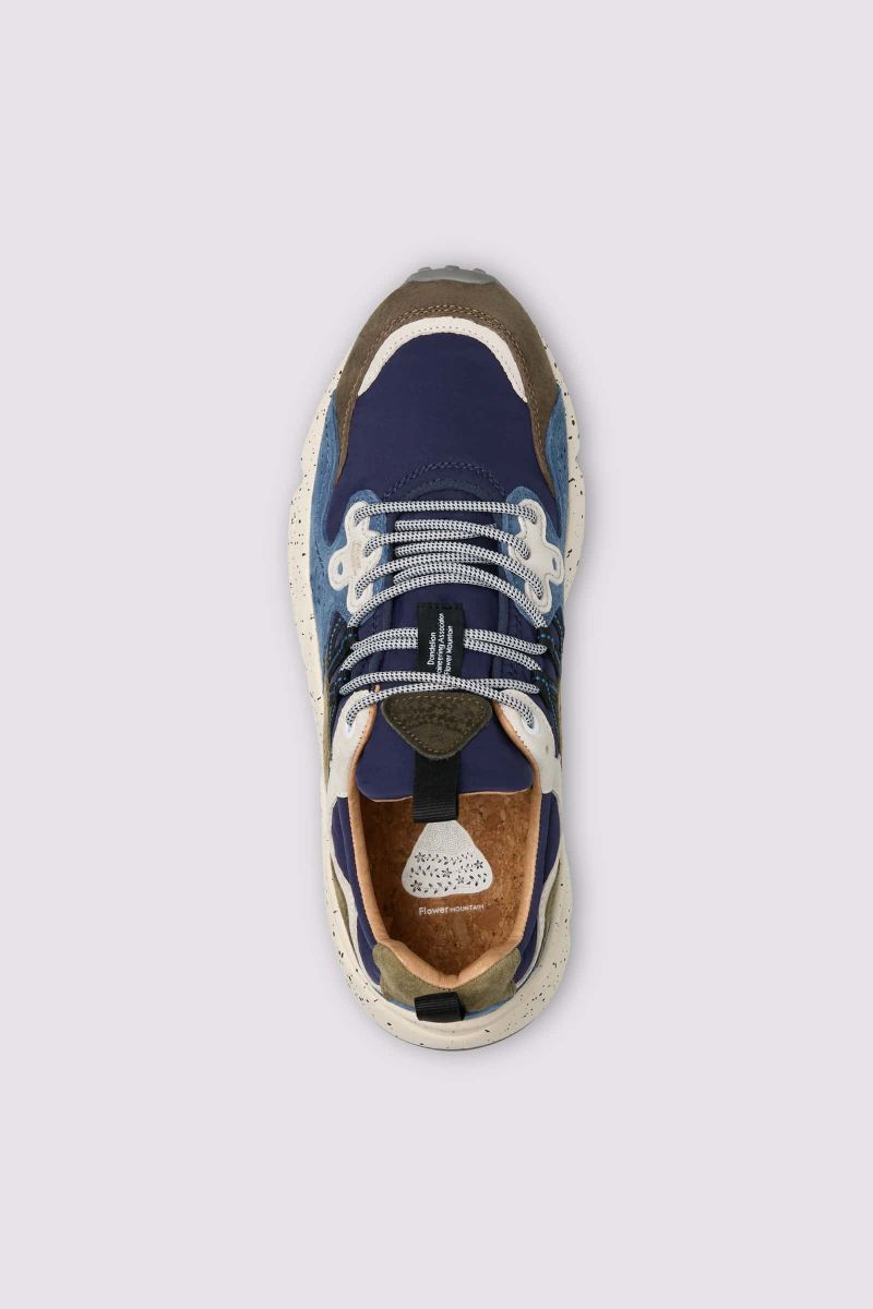 Flower Mountain YAMANO 3 Sneakers Herren Navy Braun | 031-ASEVNX