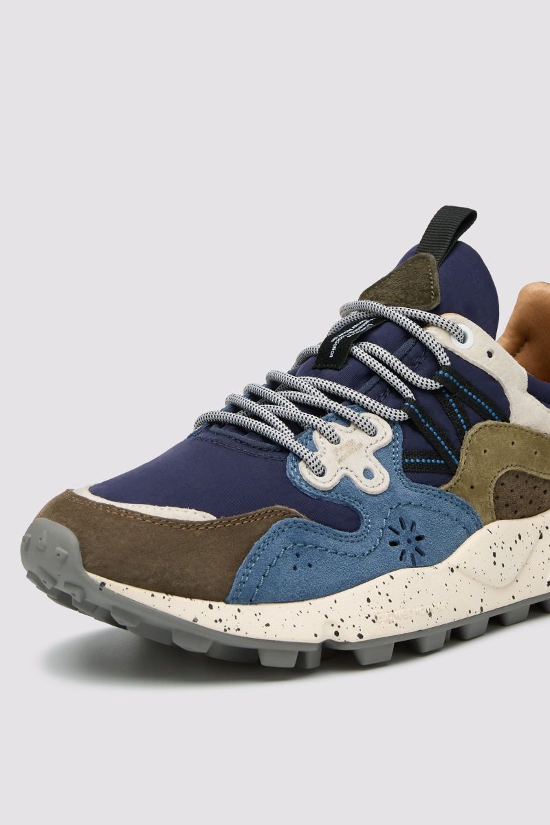 Flower Mountain YAMANO 3 Sneakers Herren Navy Braun | 031-ASEVNX