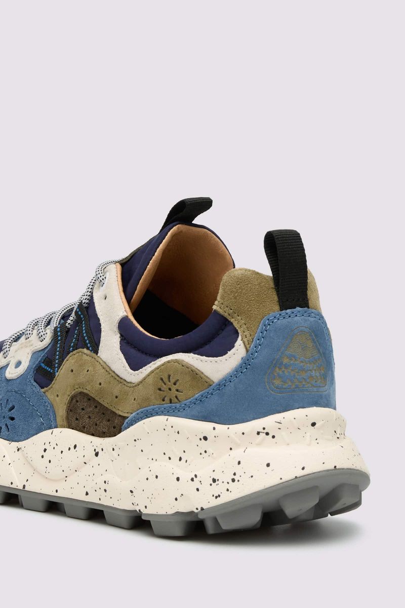 Flower Mountain YAMANO 3 Sneakers Herren Navy Braun | 031-ASEVNX