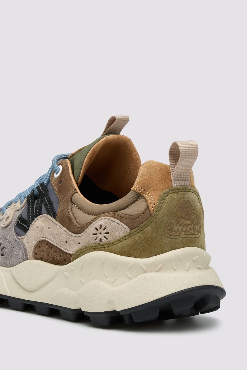 Flower Mountain YAMANO 3 Sneakers Herren Grün Grau | 183-MQWLKU