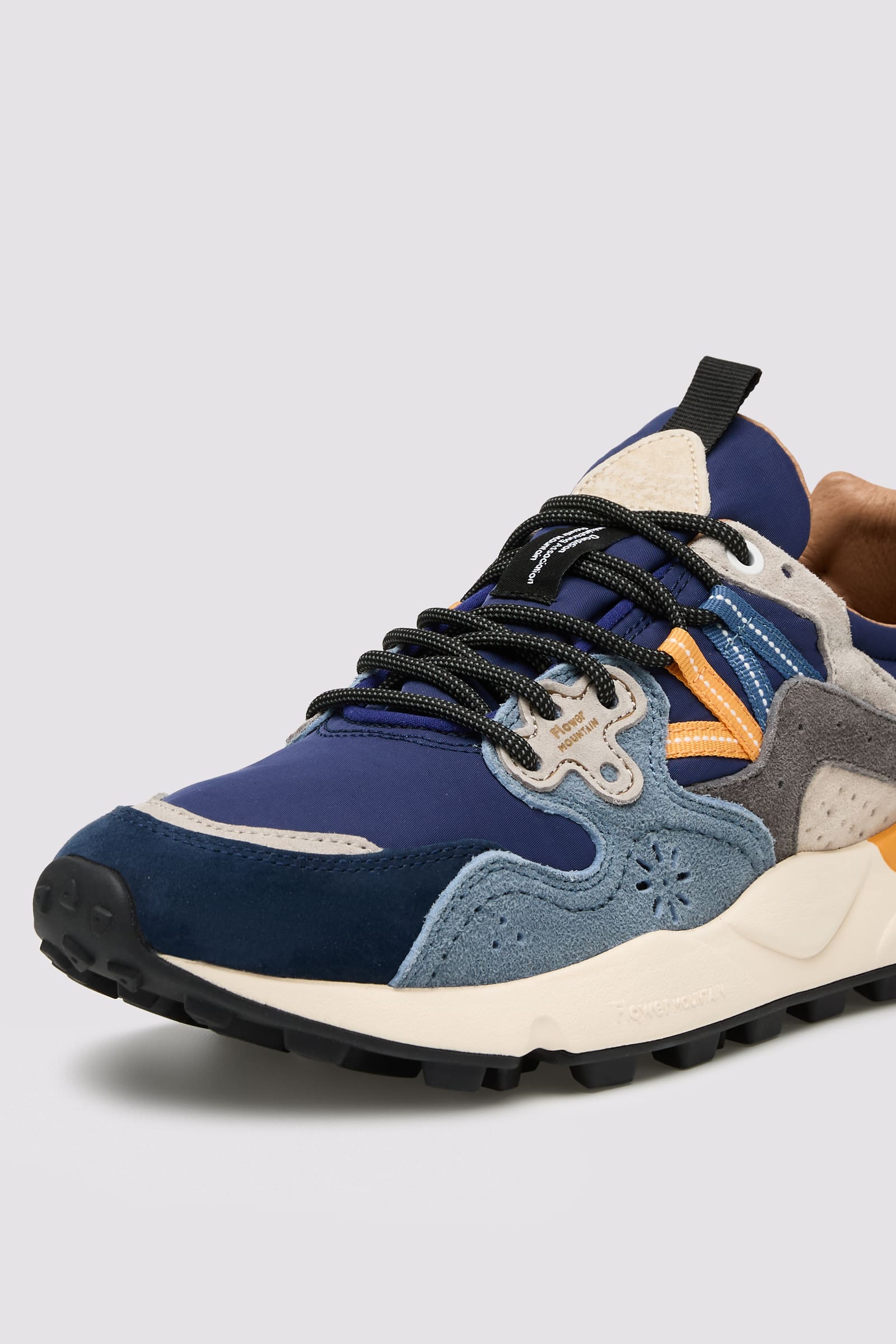 Flower Mountain YAMANO 3 Sneakers Herren Blau Gelb | 028-ALWBGD