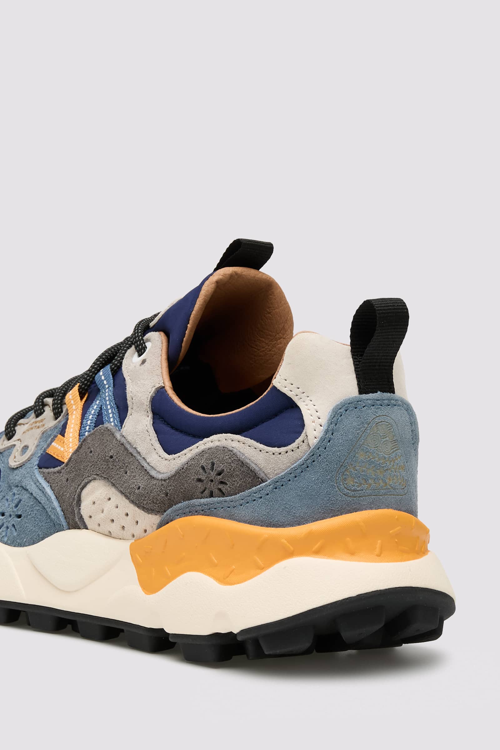 Flower Mountain YAMANO 3 Sneakers Herren Blau Gelb | 028-ALWBGD