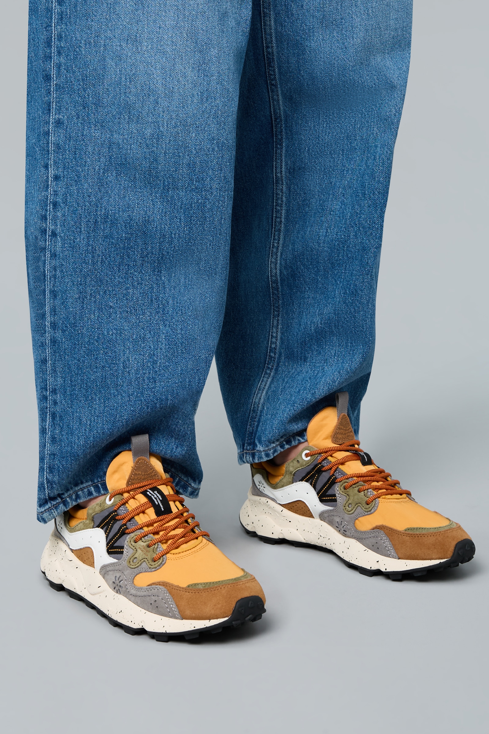 Flower Mountain YAMANO 3 Sneakers Herren Gelb | 069-ITNQPB