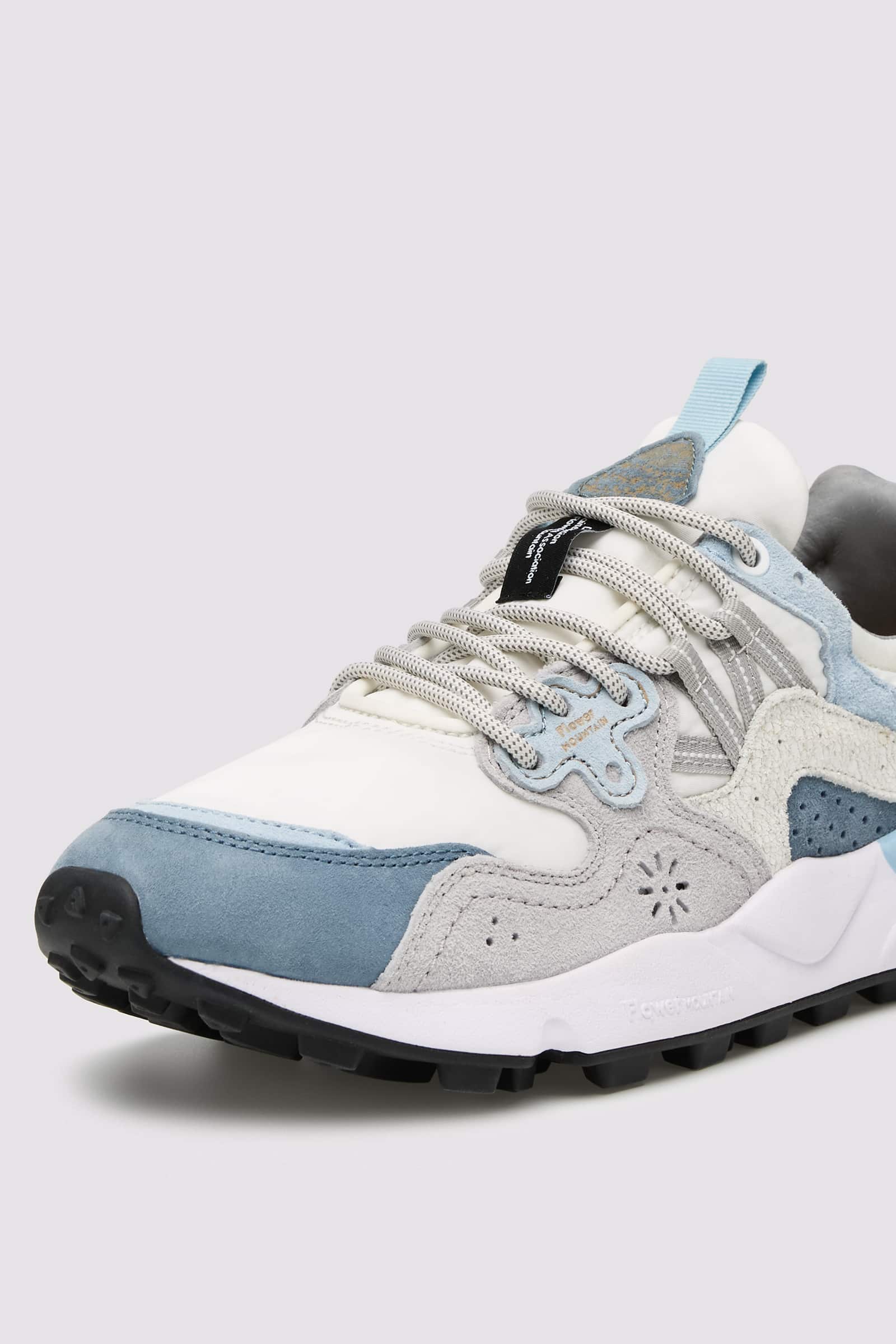 Flower Mountain YAMANO 3 Sneakers Herren Weiß Hellblau | 734-XNSMZE