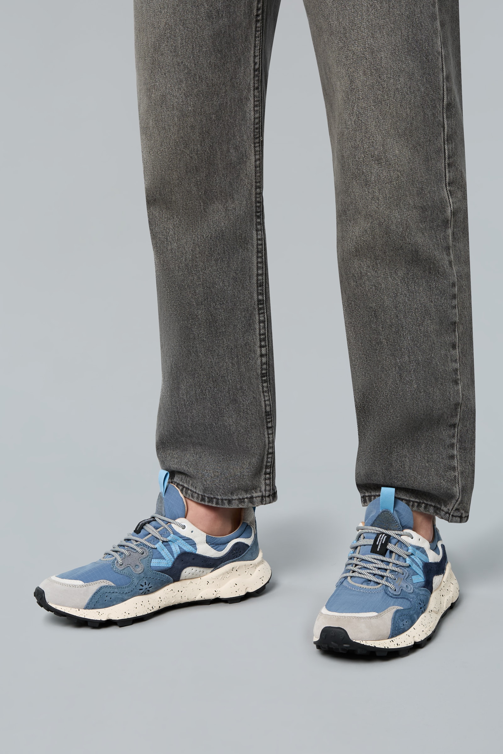 Flower Mountain YAMANO 3 Sneakers Herren Hellblau | 391-ZDGNXP