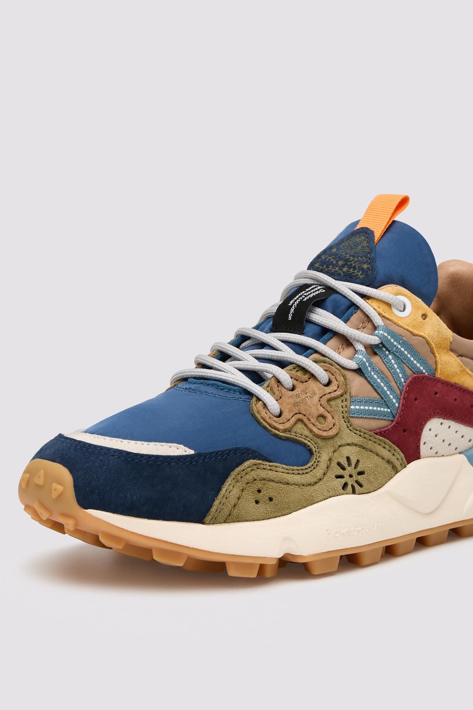 Flower Mountain YAMANO 3 Sneakers Herren Blau Grün | 986-OKCBJD