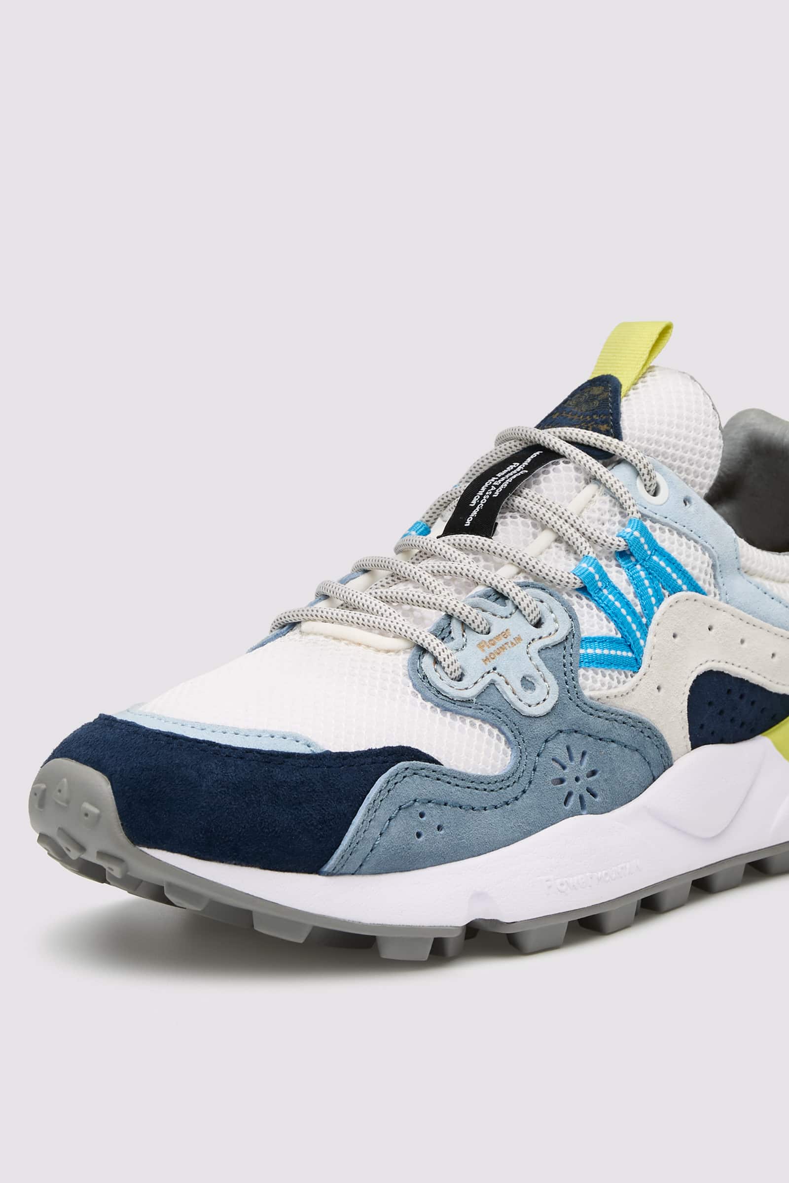 Flower Mountain YAMANO 3 Sneakers Herren Weiß Blau | 159-LKUDRQ