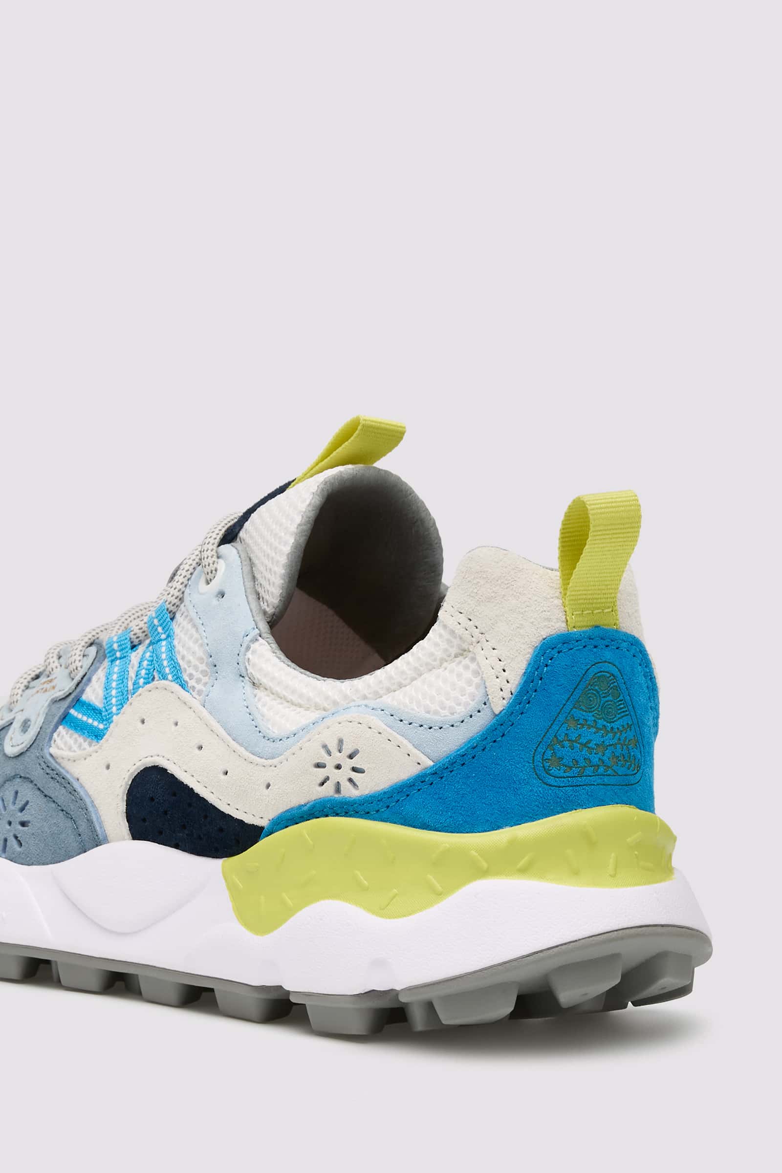 Flower Mountain YAMANO 3 Sneakers Herren Weiß Blau | 159-LKUDRQ