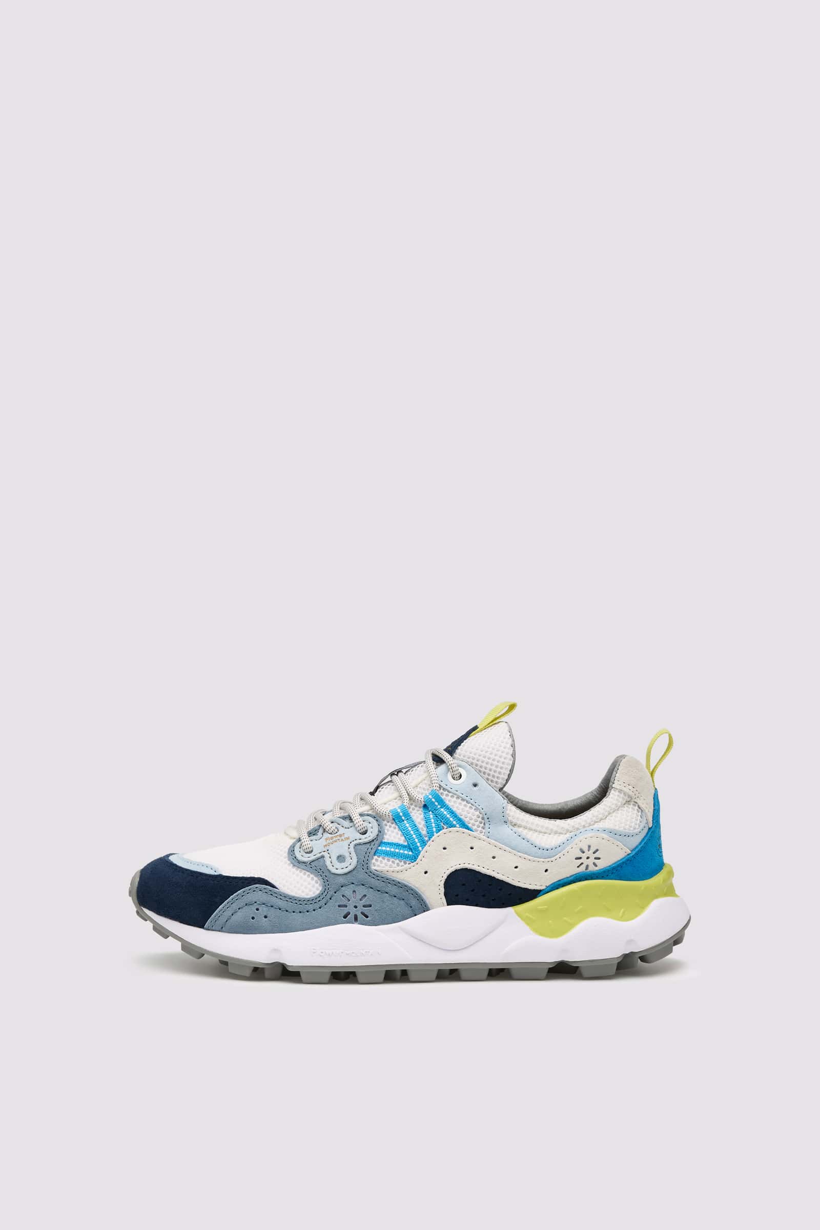 Flower Mountain YAMANO 3 Sneakers Herren Weiß Blau | 159-LKUDRQ