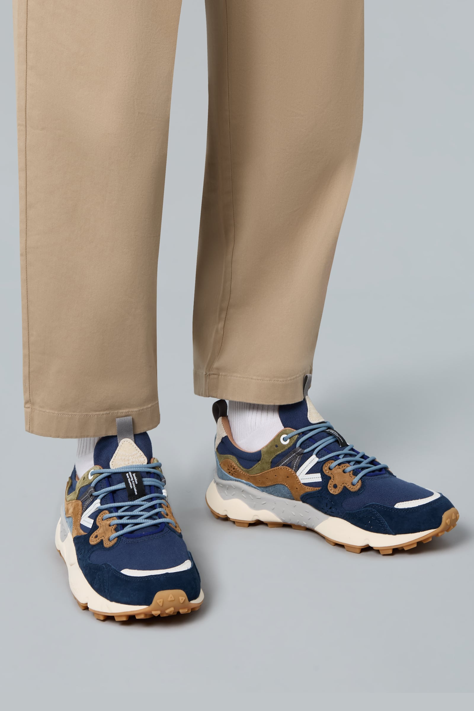 Flower Mountain YAMANO 3 Sneakers Herren Navy | 940-AWYFQH