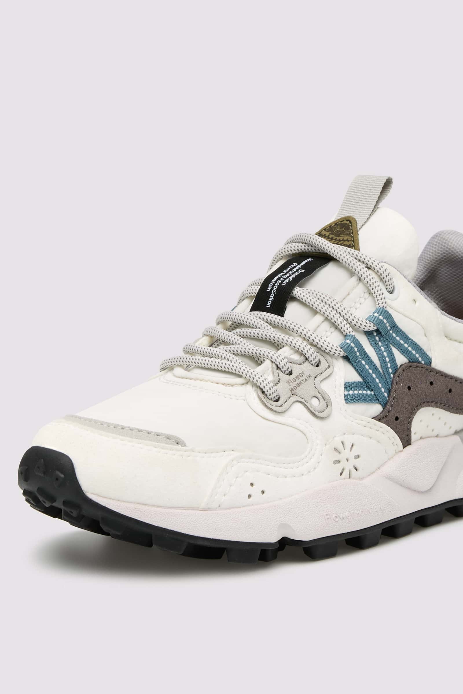 Flower Mountain YAMANO 3 UNI KAISO Sneakers Herren Weiß Grau | 824-IKHLRY