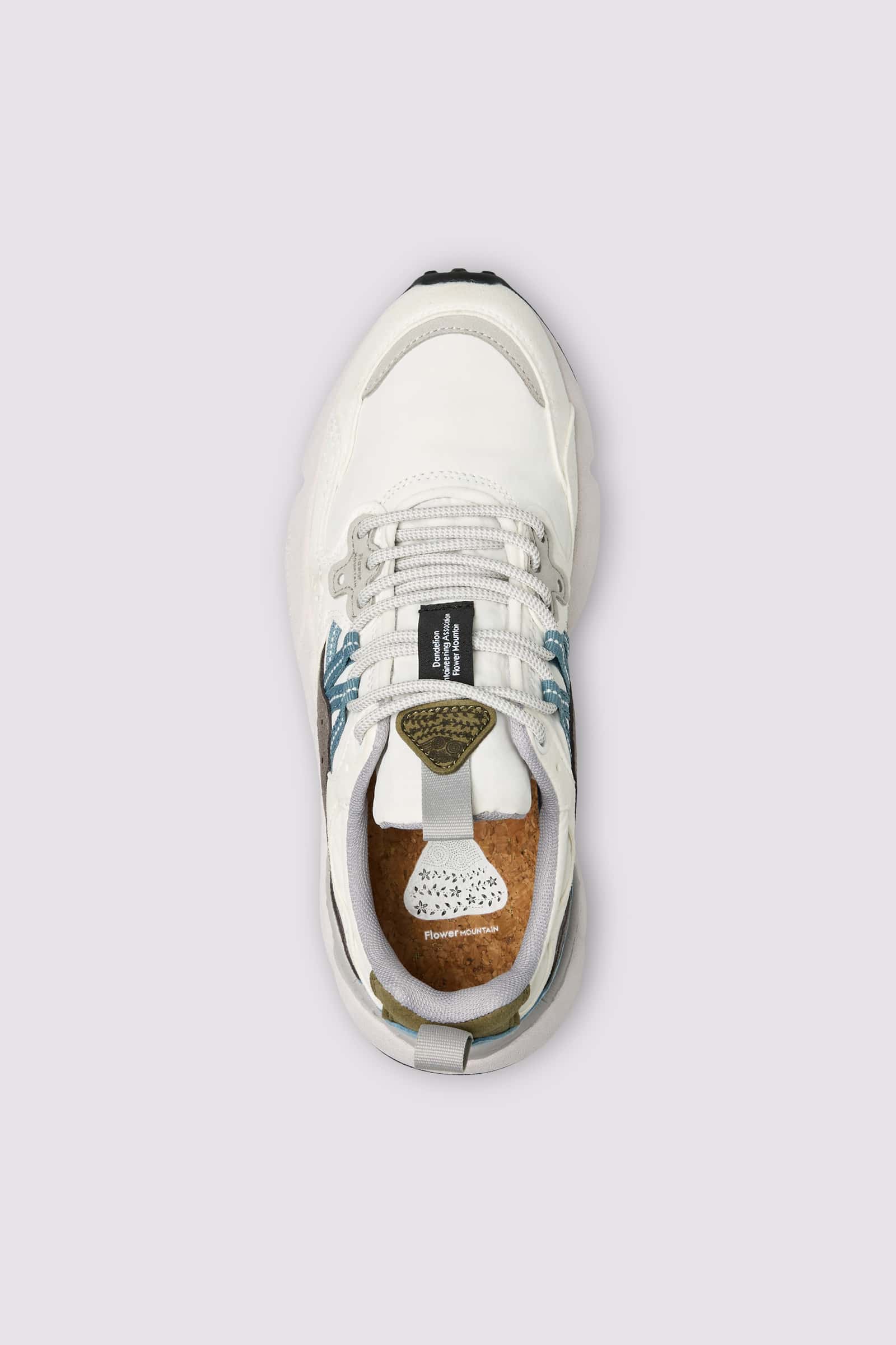 Flower Mountain YAMANO 3 UNI KAISO Sneakers Damen Weiß Grau | 528-JDLHRI