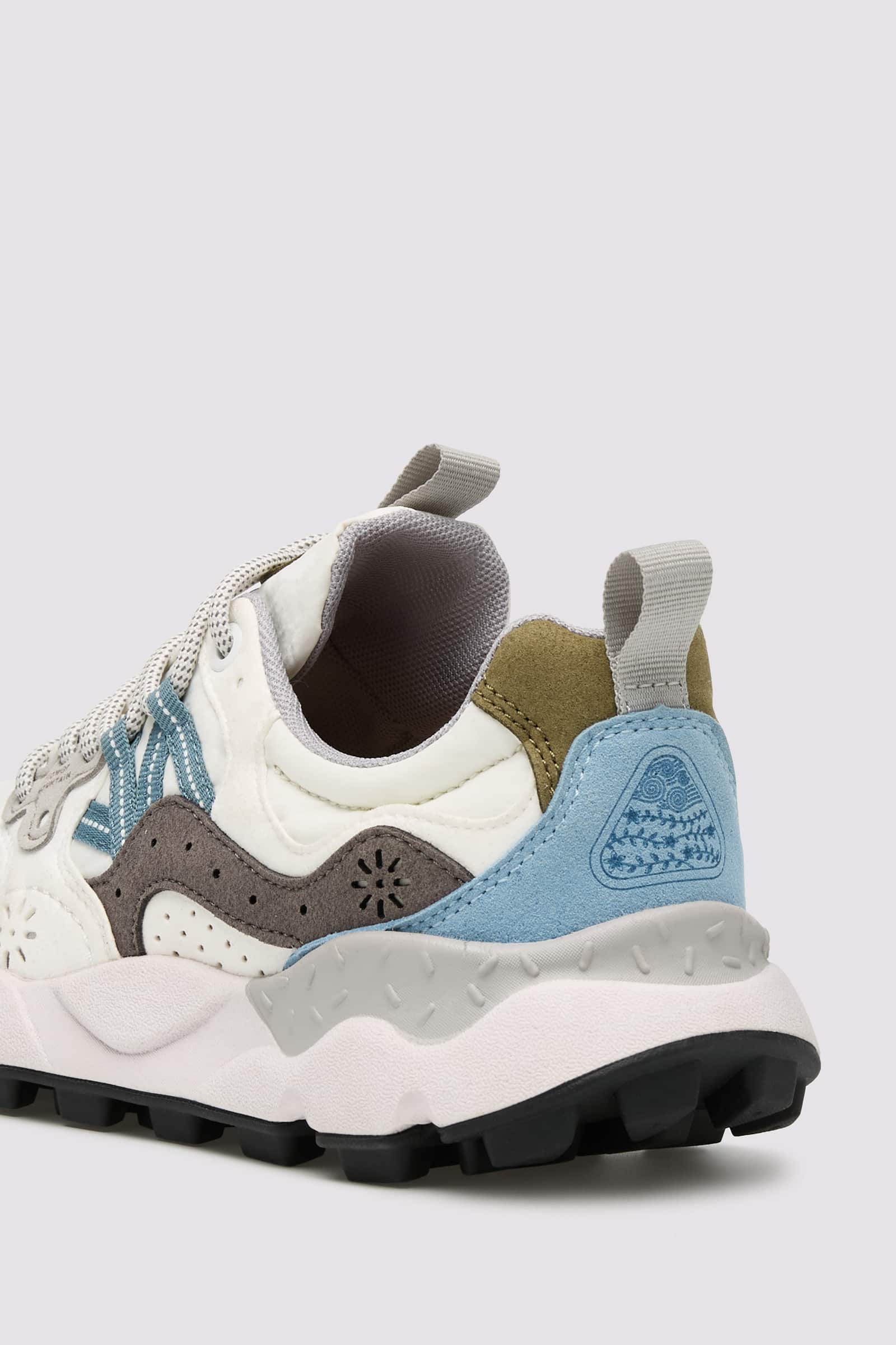 Flower Mountain YAMANO 3 UNI KAISO Sneakers Damen Weiß Grau | 528-JDLHRI