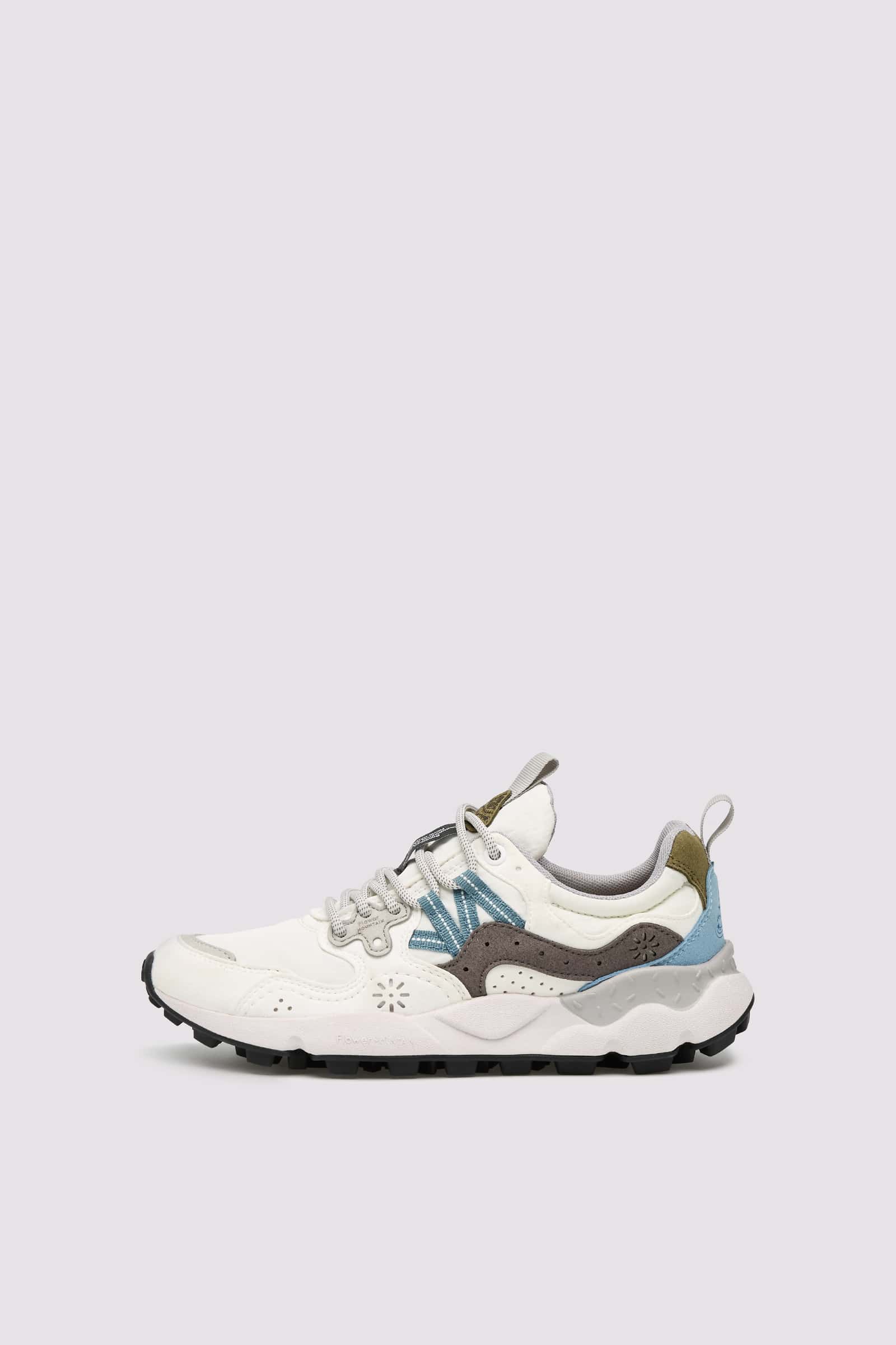 Flower Mountain YAMANO 3 UNI KAISO Sneakers Damen Weiß Grau | 528-JDLHRI