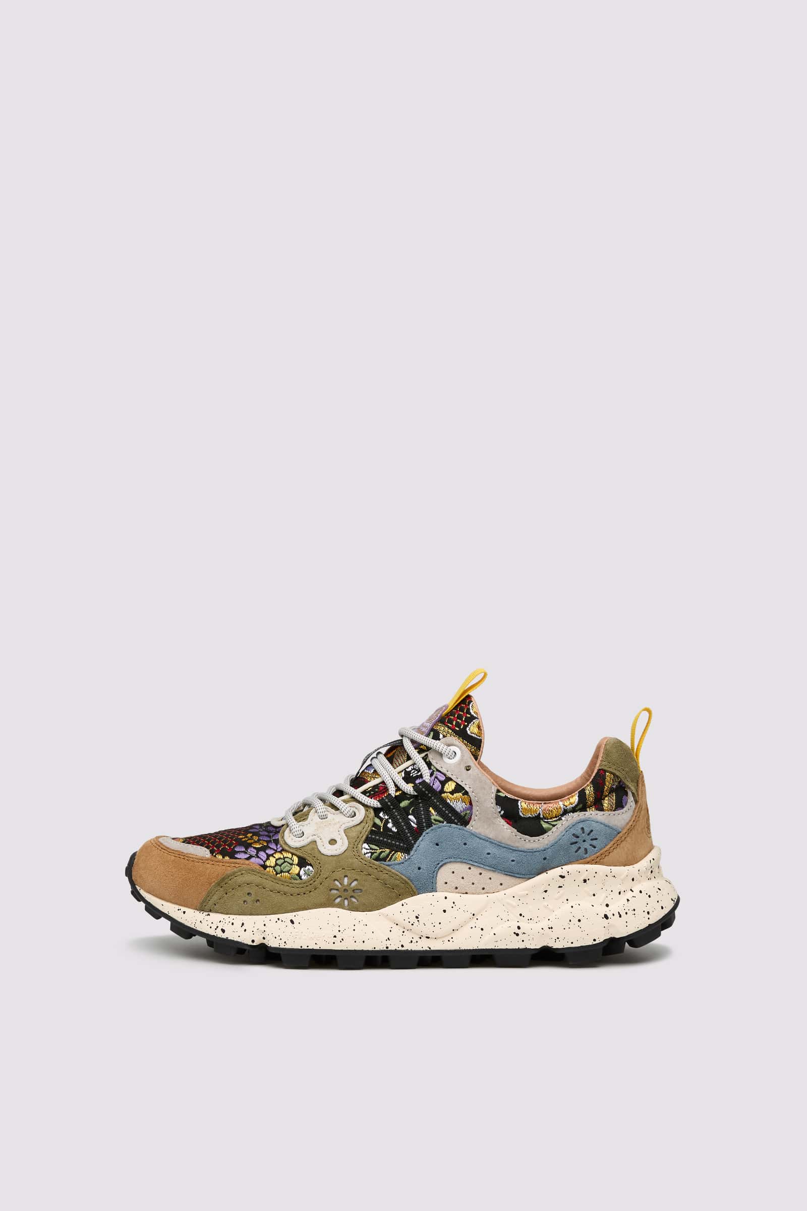 Flower Mountain YAMANO 3 UNI L.E. Sneakers Herren Braun Grün | 237-YVKMJC