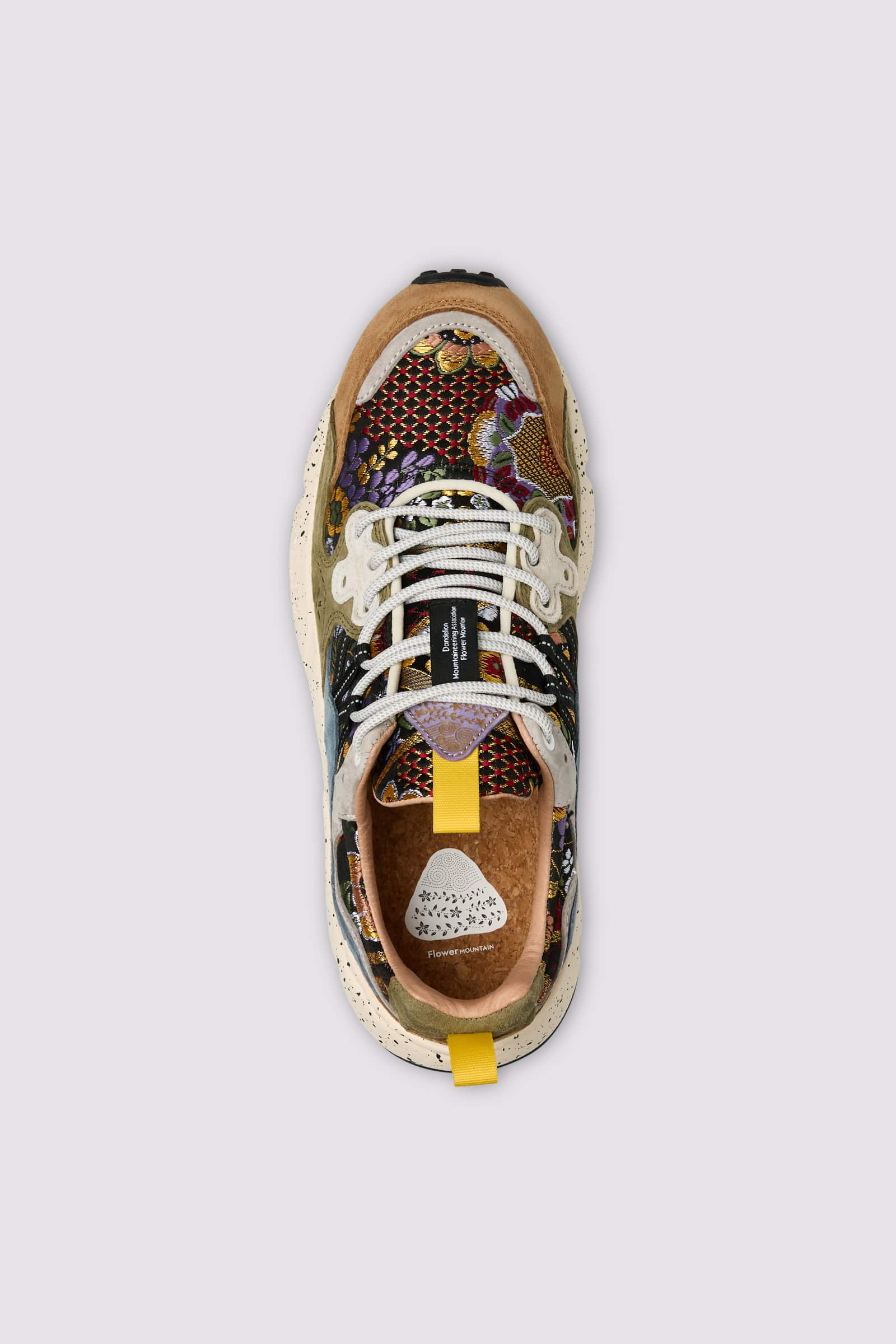 Flower Mountain YAMANO 3 UNI L.E. Sneakers Damen Braun Grün | 853-EWUSYD