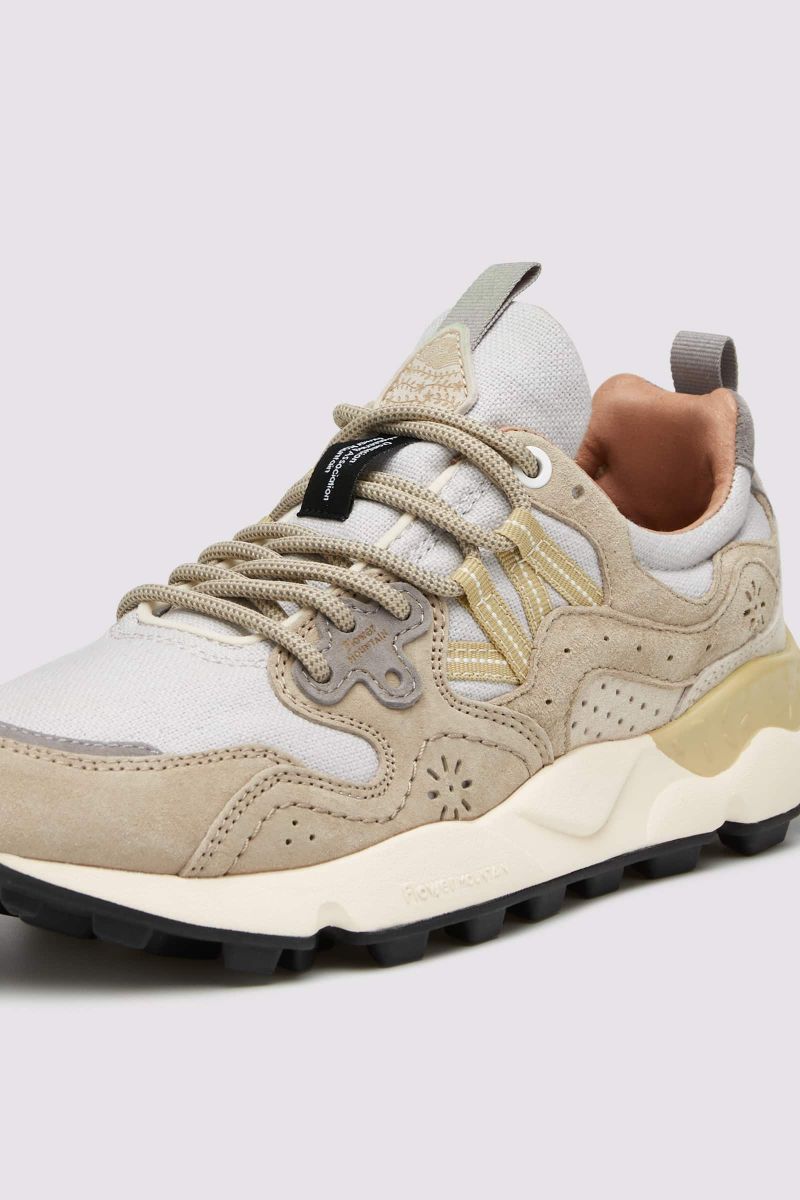 Flower Mountain YAMANO 3 UNI Sneakers Damen Beige Weiß | 421-OMKDFE