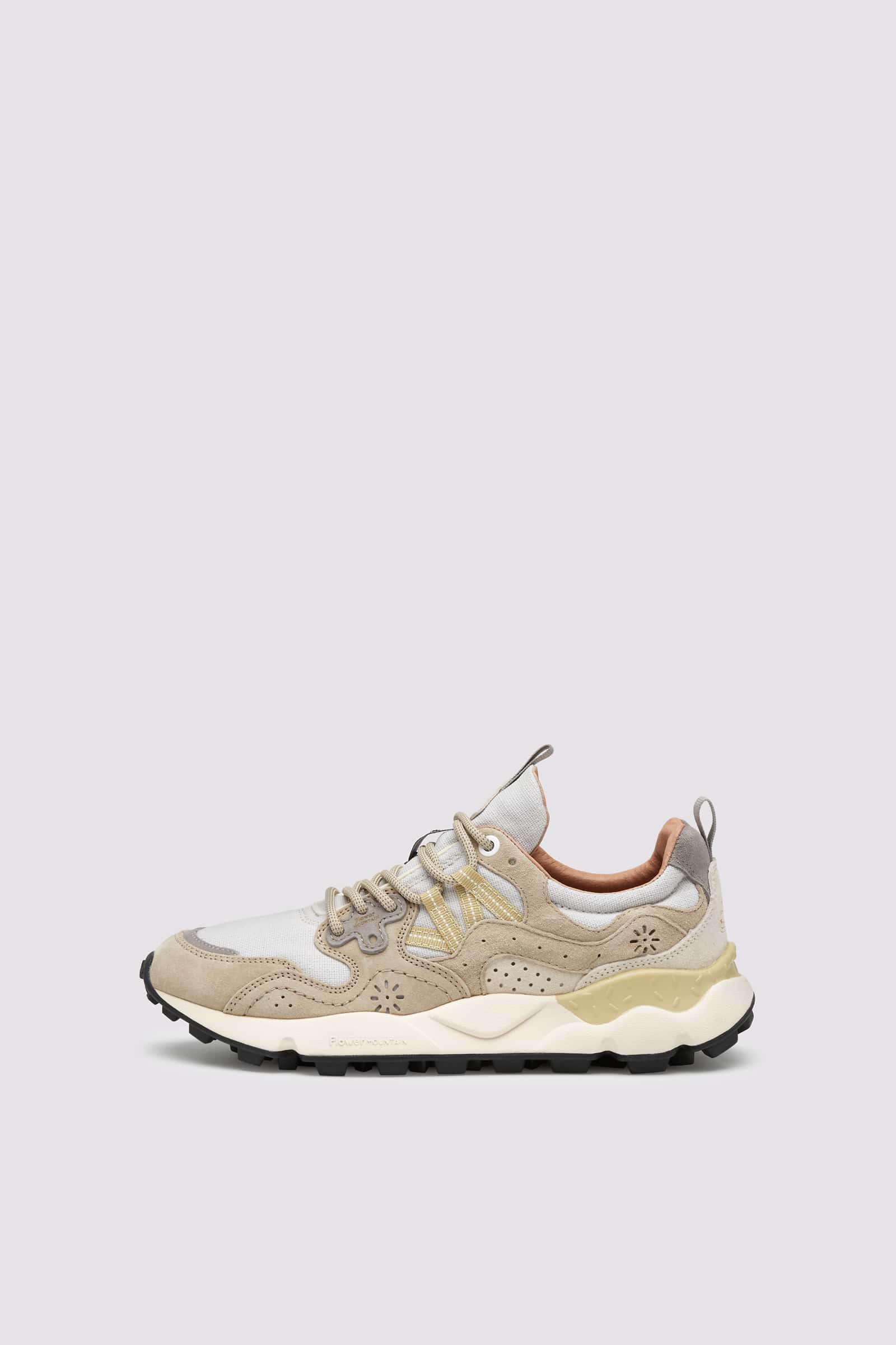 Flower Mountain YAMANO 3 UNI Sneakers Damen Beige Weiß | 421-OMKDFE