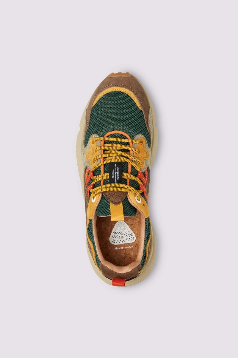 Flower Mountain YAMANO 3 UNI Sneakers Damen Grau Grün | 679-NPZDIF