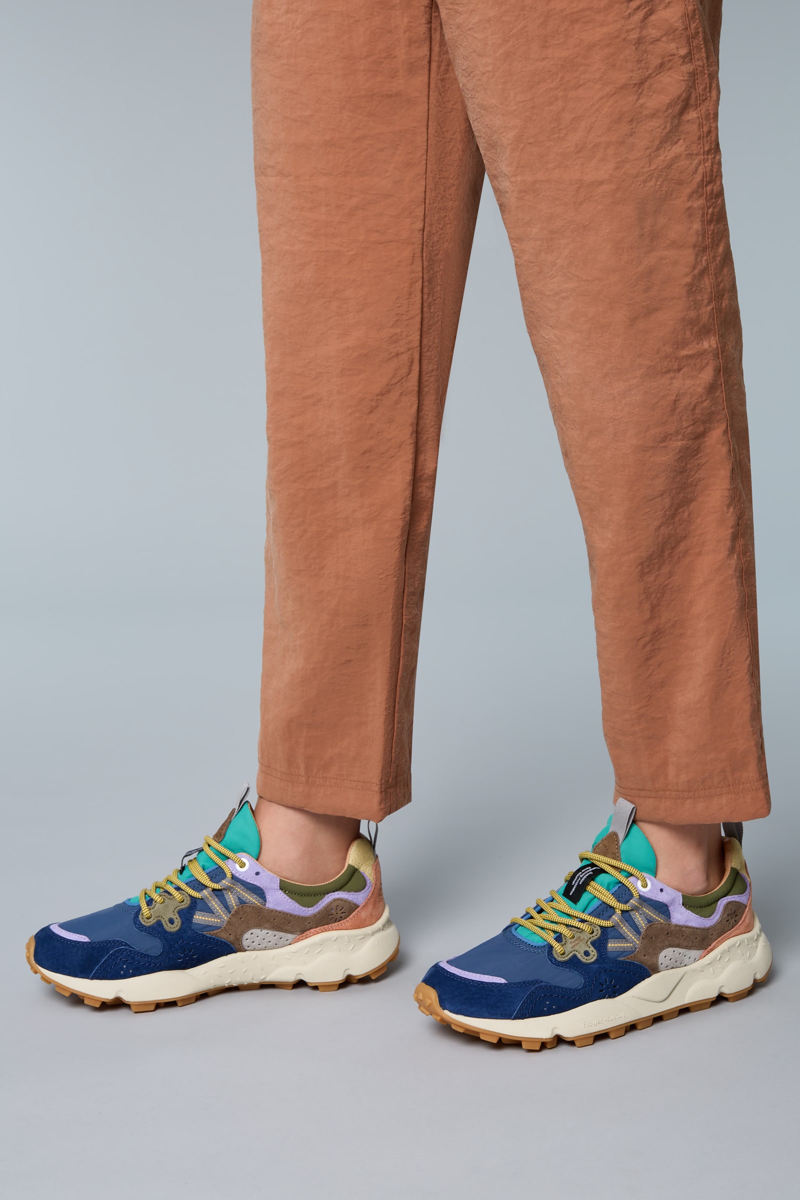 Flower Mountain YAMANO 3 UNI Sneakers Damen Navy | 625-WVYOSM