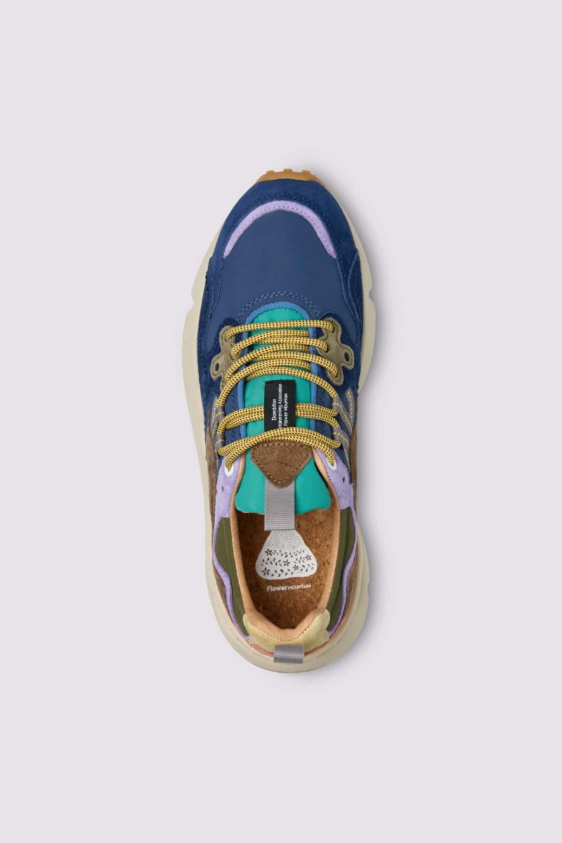 Flower Mountain YAMANO 3 UNI Sneakers Damen Navy | 625-WVYOSM