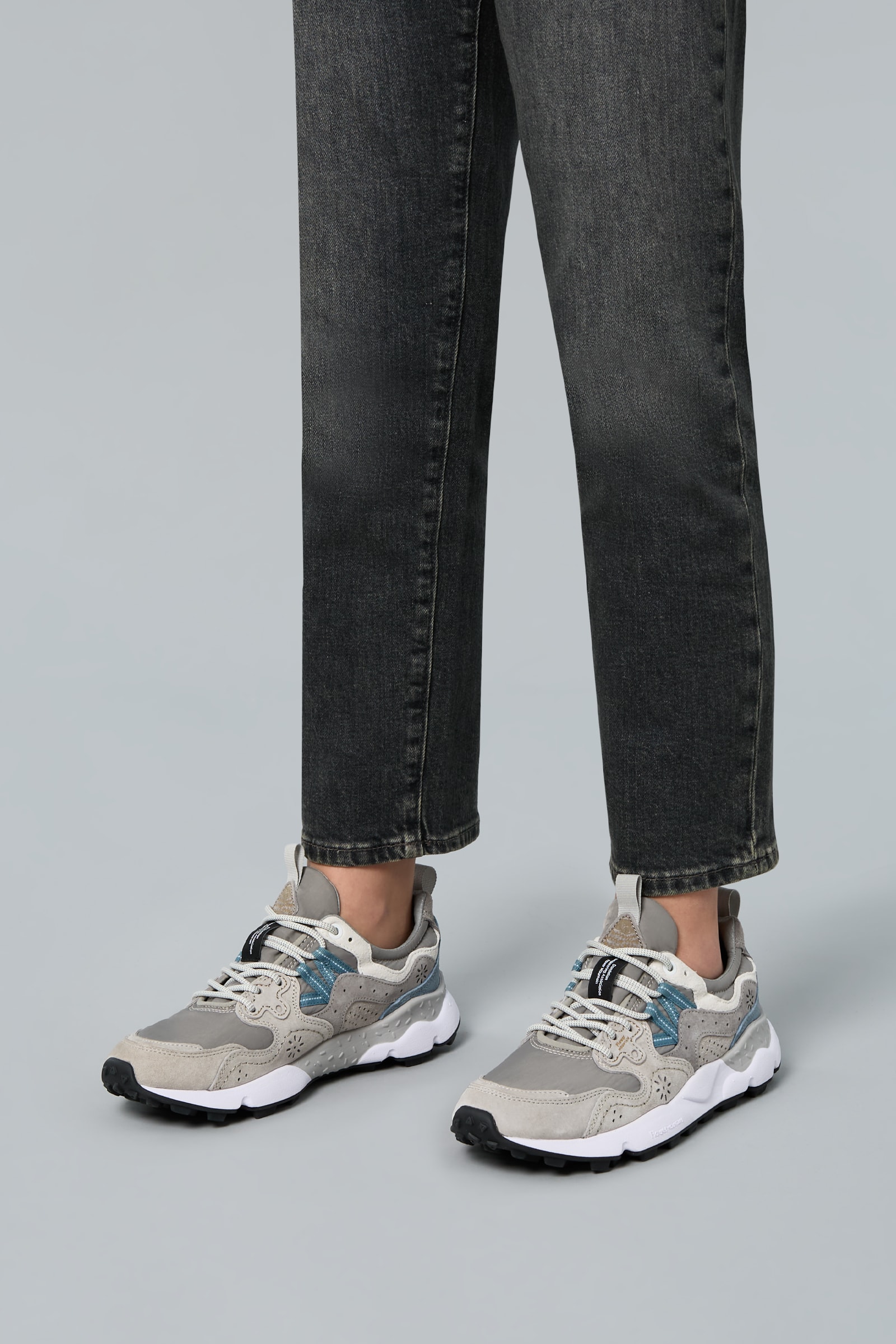 Flower Mountain YAMANO 3 UNI Sneakers Damen Dunkelgrau | 769-PCDWEB