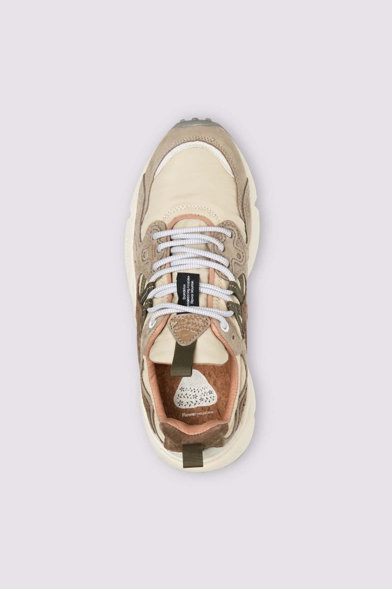 Flower Mountain YAMANO 3 UNI Sneakers Damen Grau Beige | 926-SCOVYL