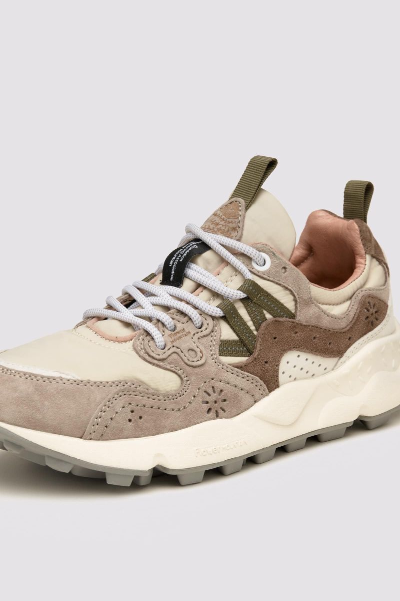 Flower Mountain YAMANO 3 UNI Sneakers Damen Grau Beige | 926-SCOVYL